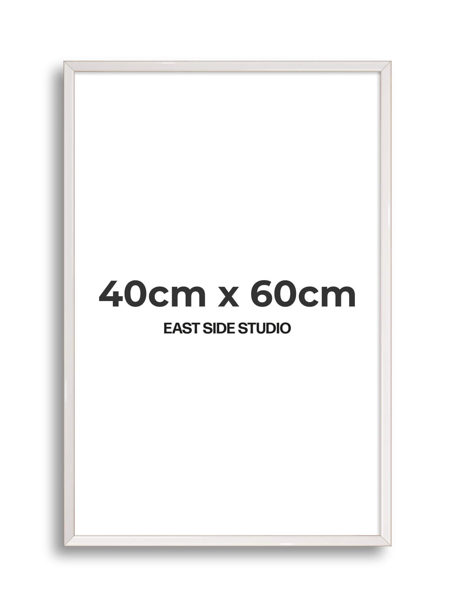 White Gloss 40cm x 60cm picture frame