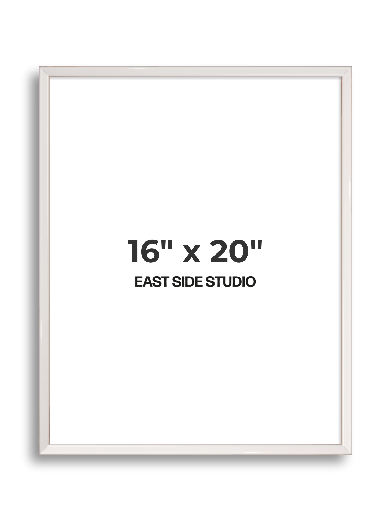 White Gloss 16" x 20" picture frame