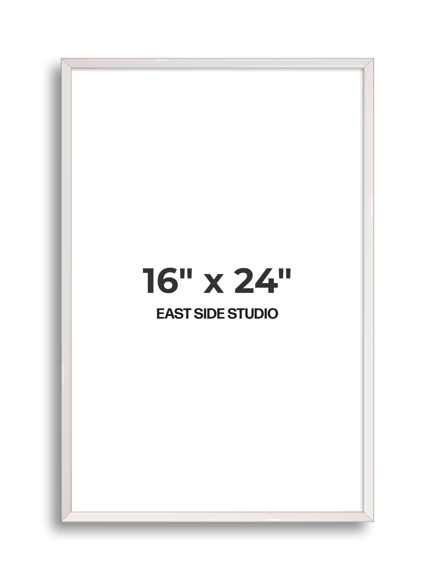 White Gloss 16" x 24" picture frame