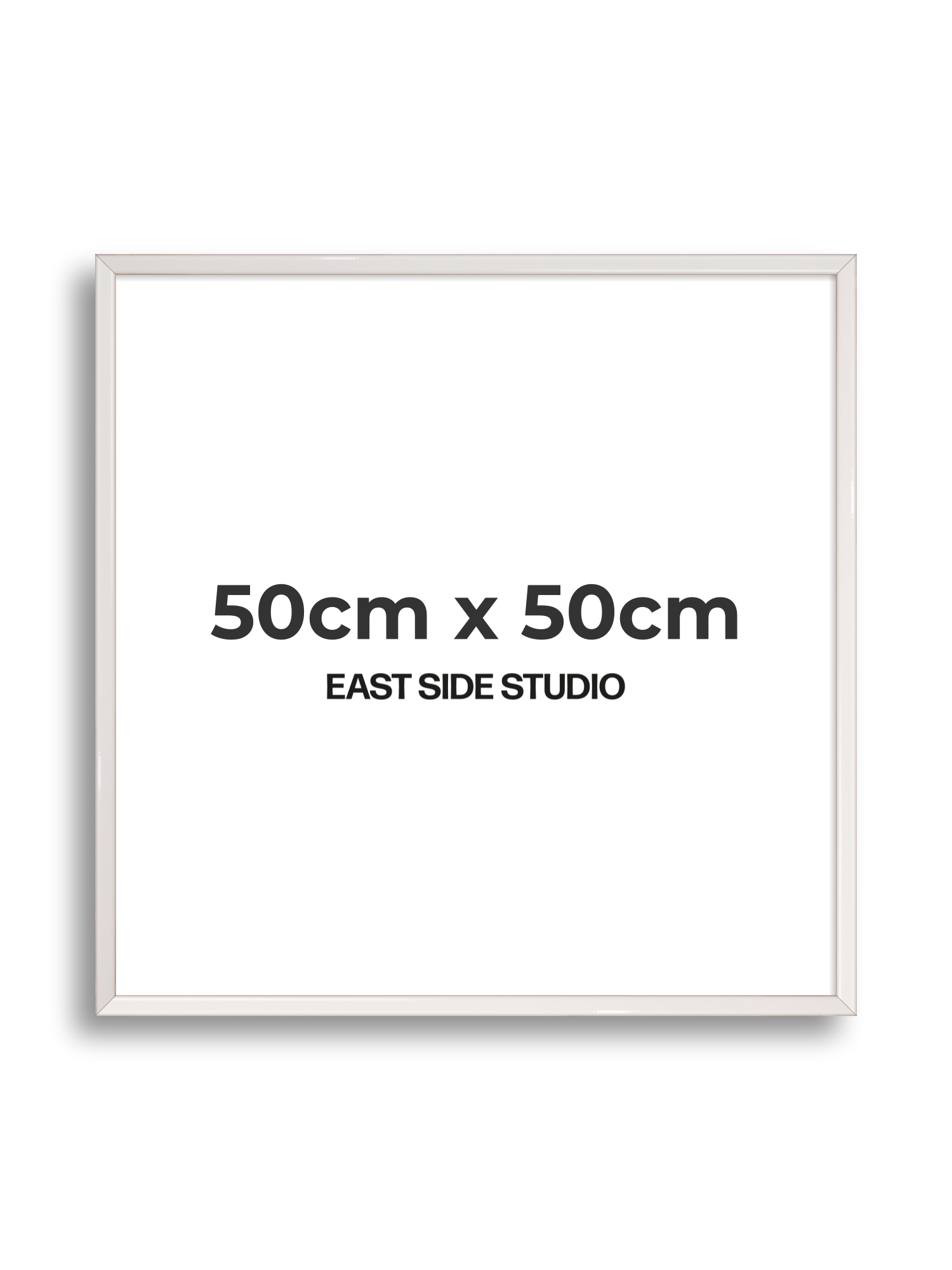 White Gloss 50cm x 50cm picture frame