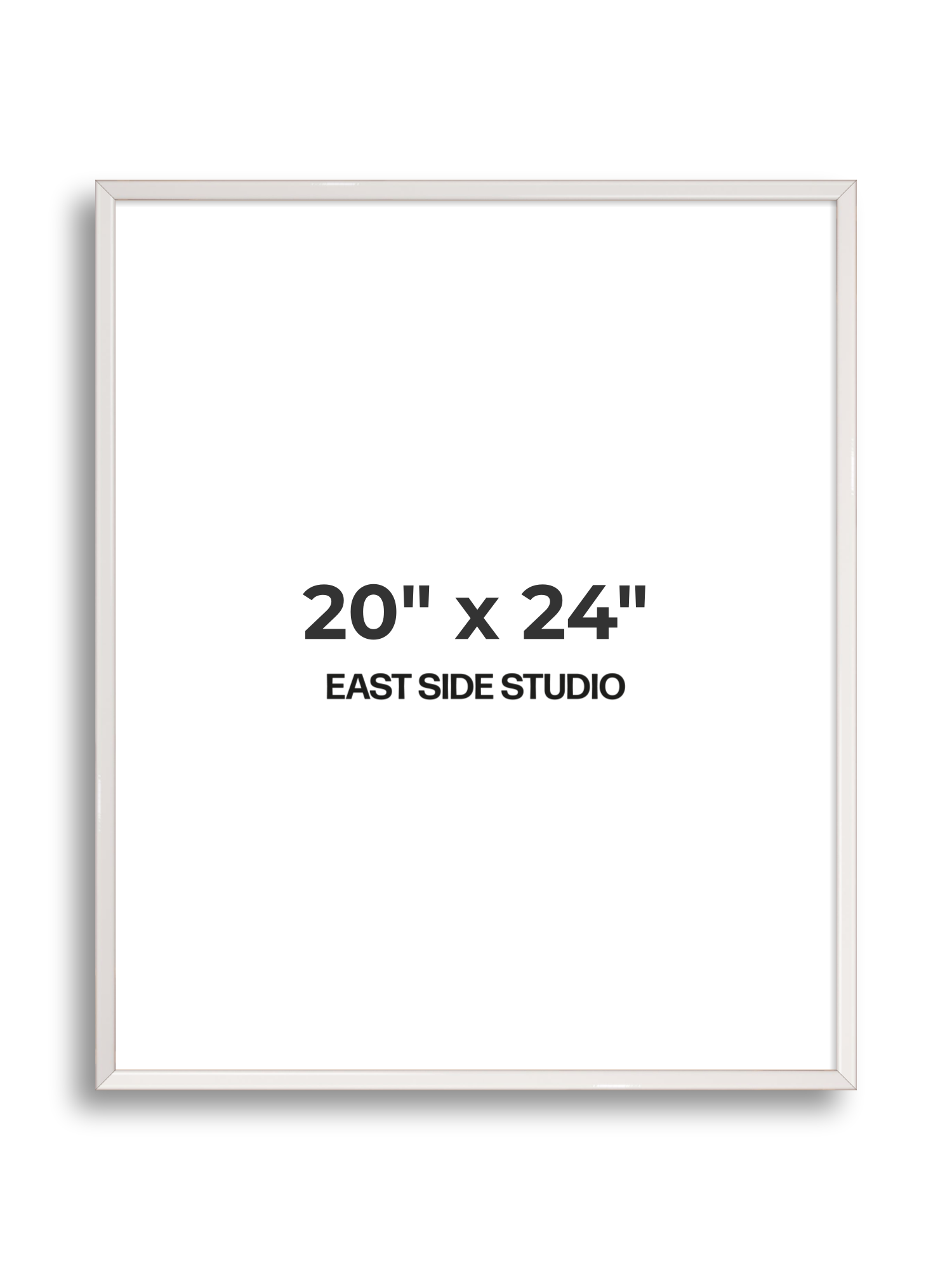 White Gloss 20" x 24" picture frame