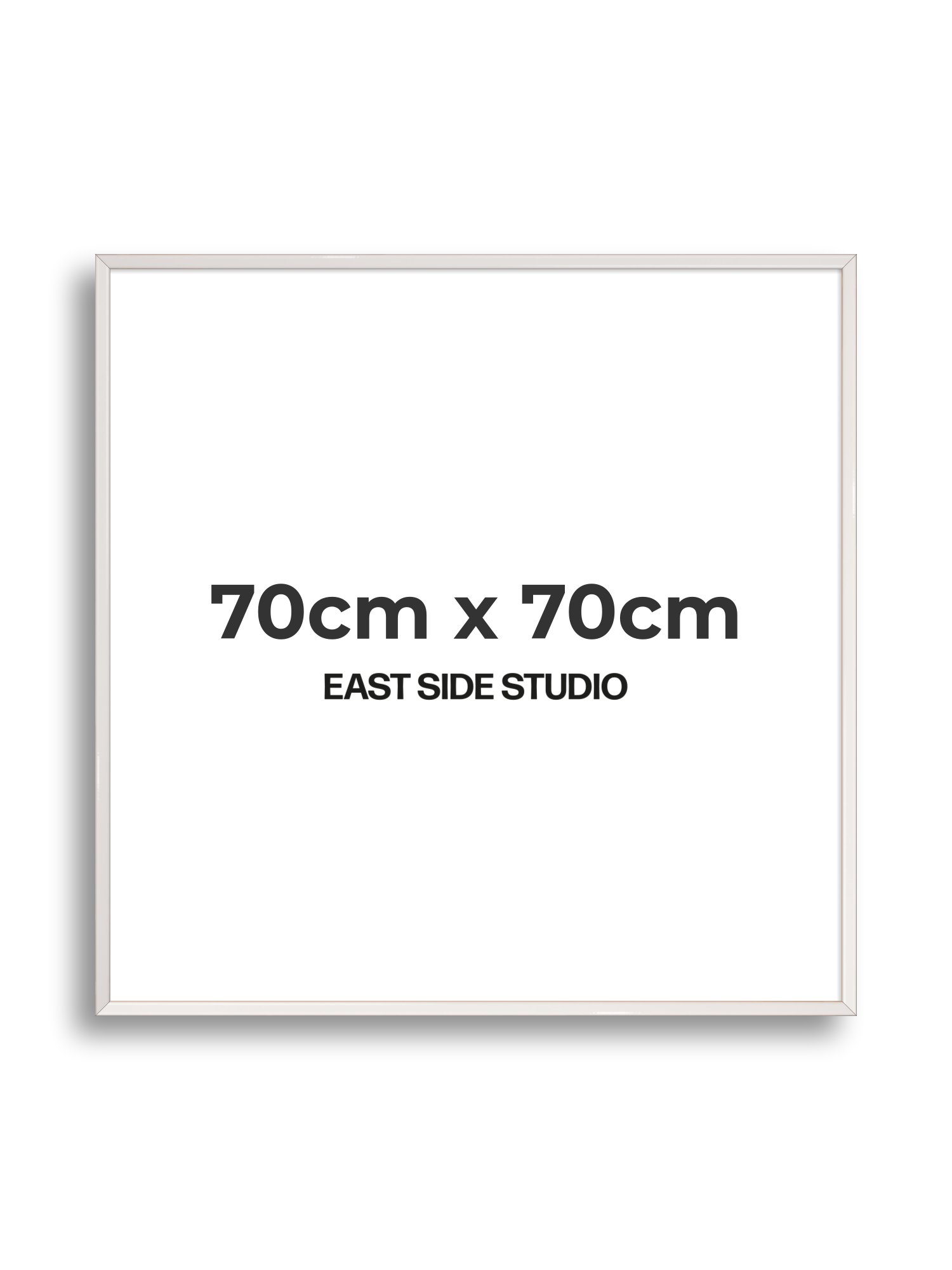 White Gloss 70cm x 70cm picture frame