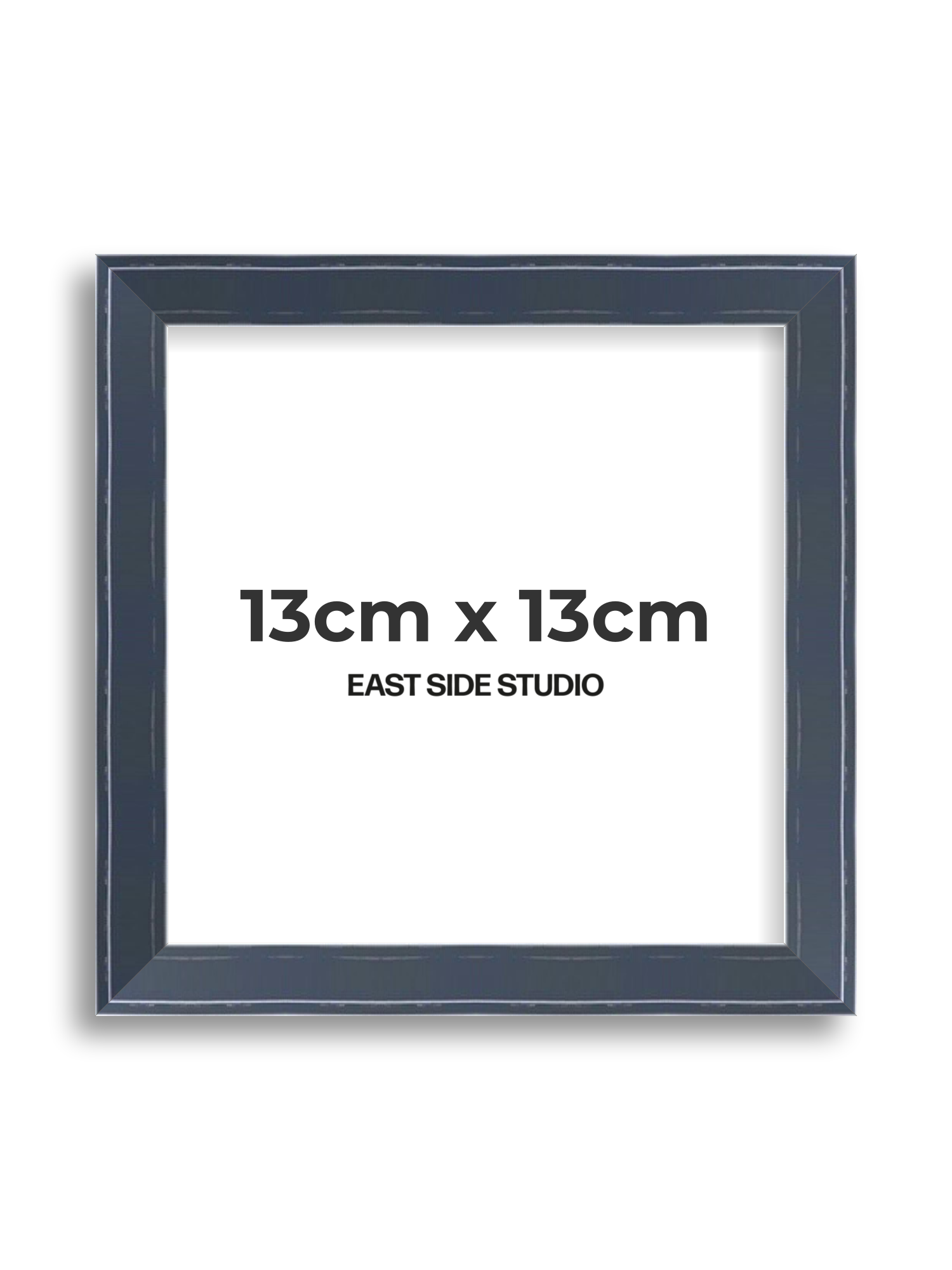 Navy Gloss 13cm x 13cm picture frame