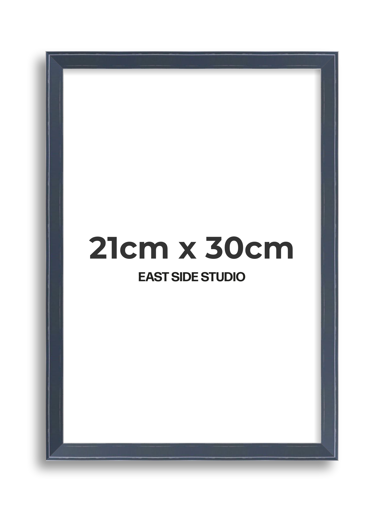 Navy Gloss 21cm x 30cm picture frame