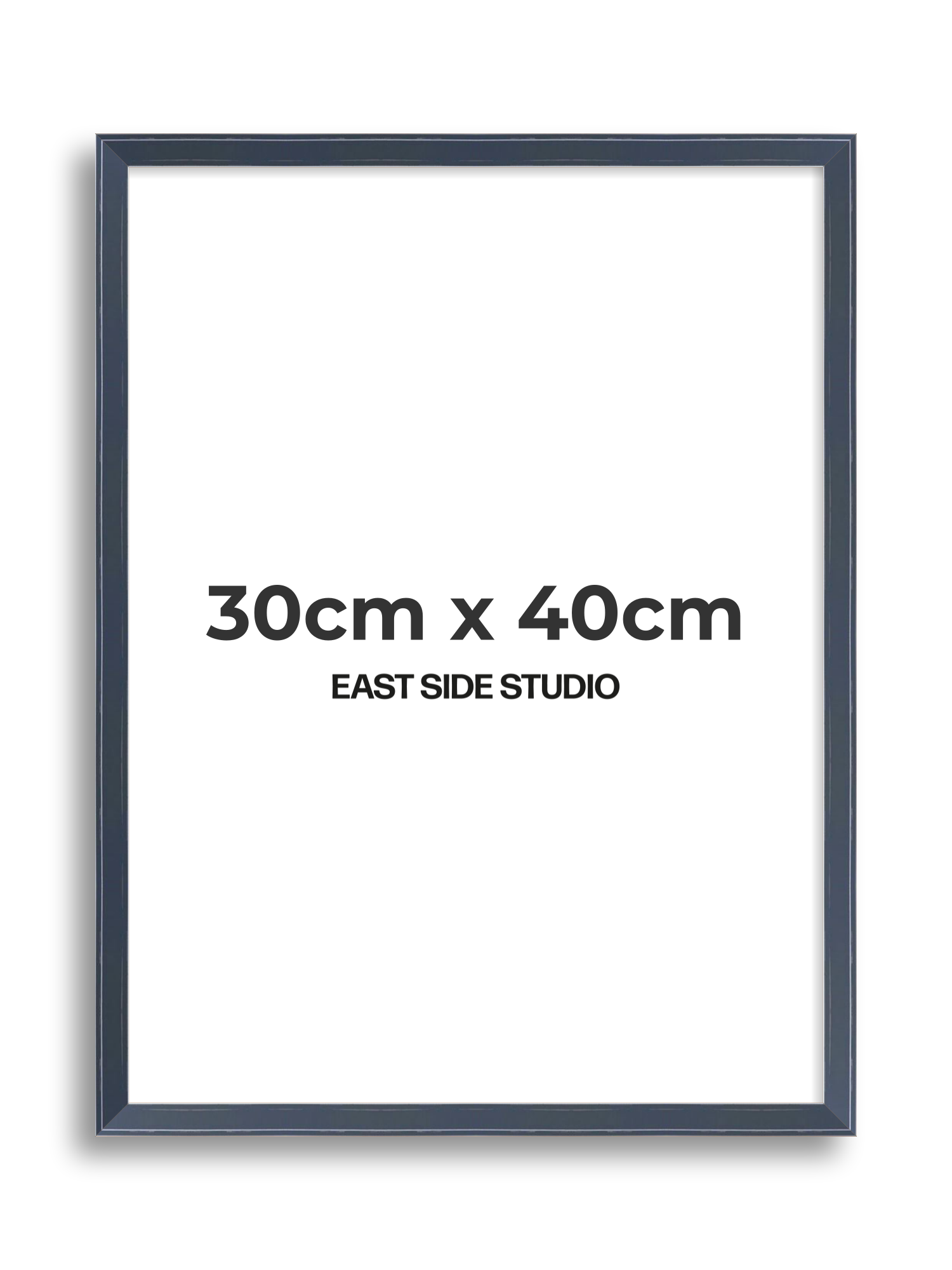 Navy Gloss 30cm x 40cm picture frame