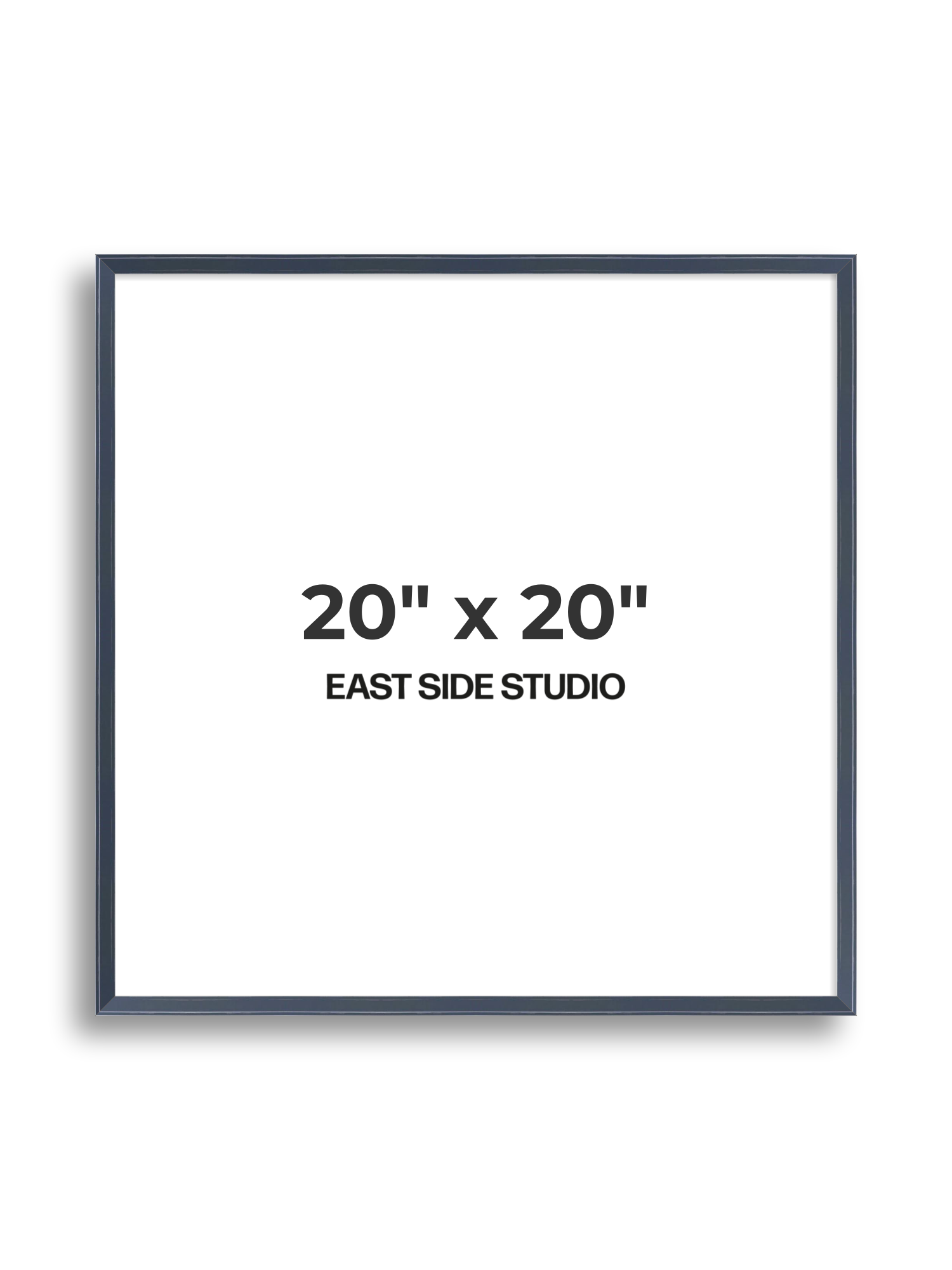 Navy Gloss 20" x 20" picture frame
