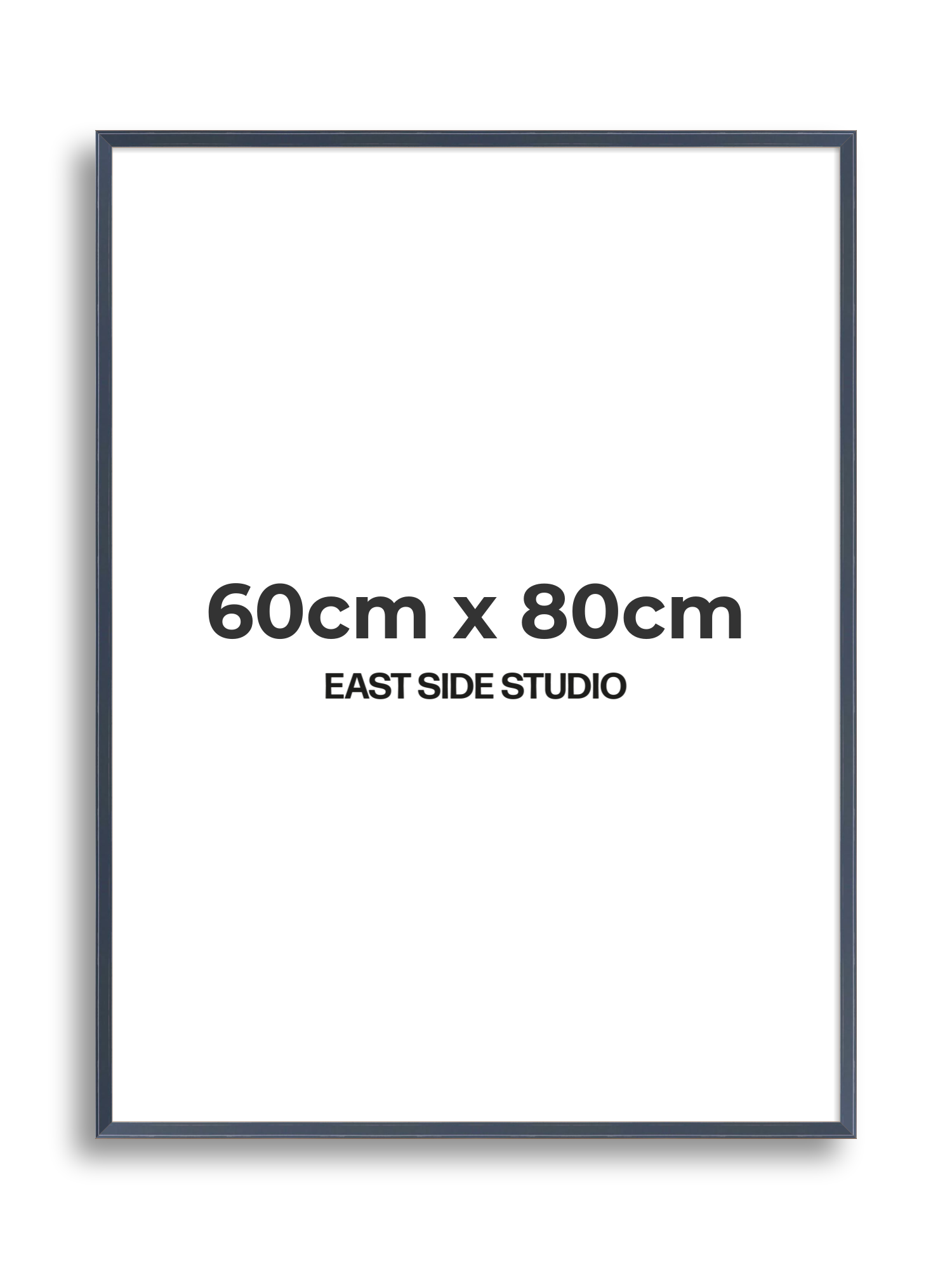 Navy Gloss 60cm x 80cm picture frame