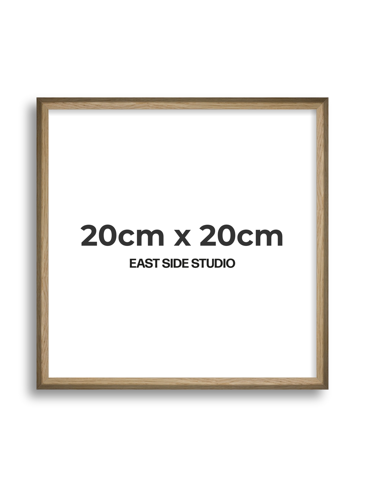 Natural Wood 20cm x 20cm picture frame