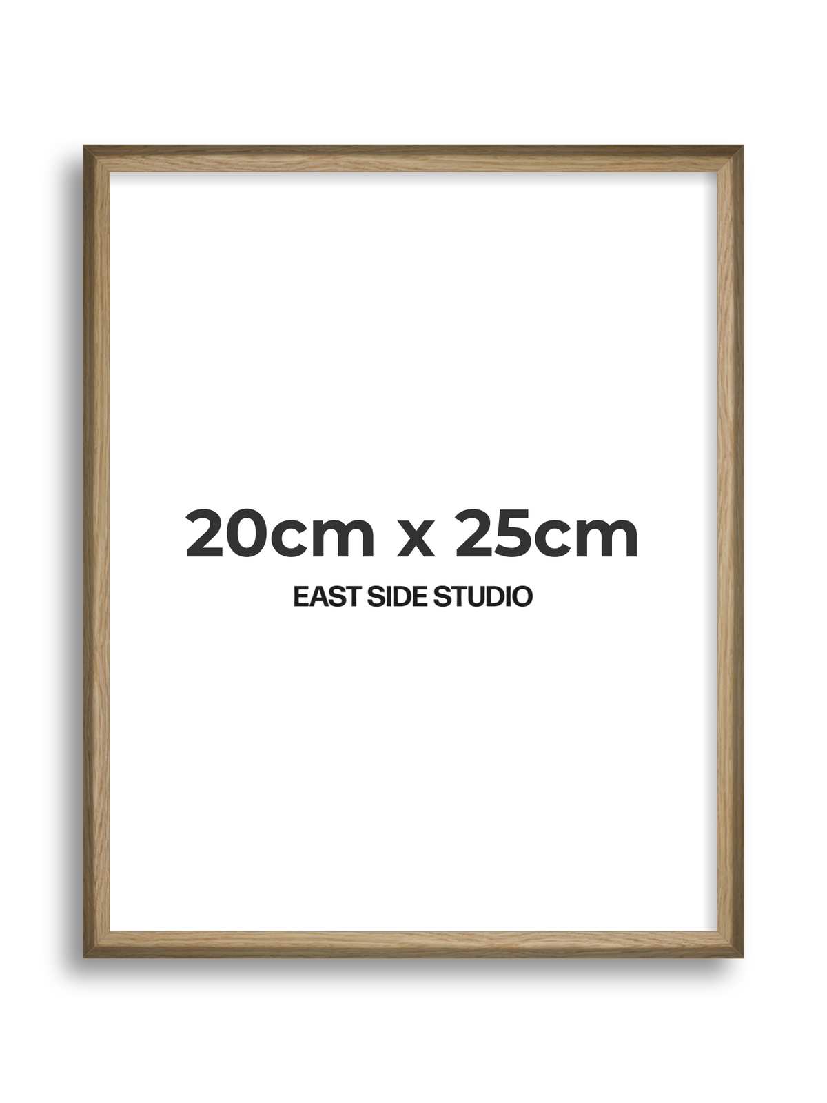 Natural Wood 20cm x 25cm picture frame