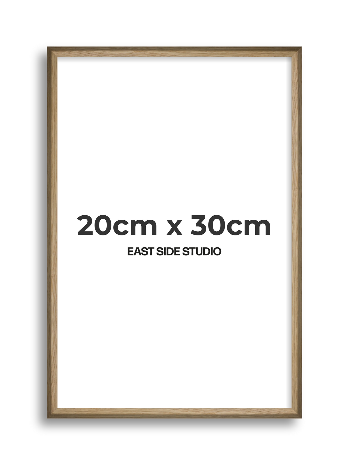 Natural Wood 20cm x 30cm picture frame