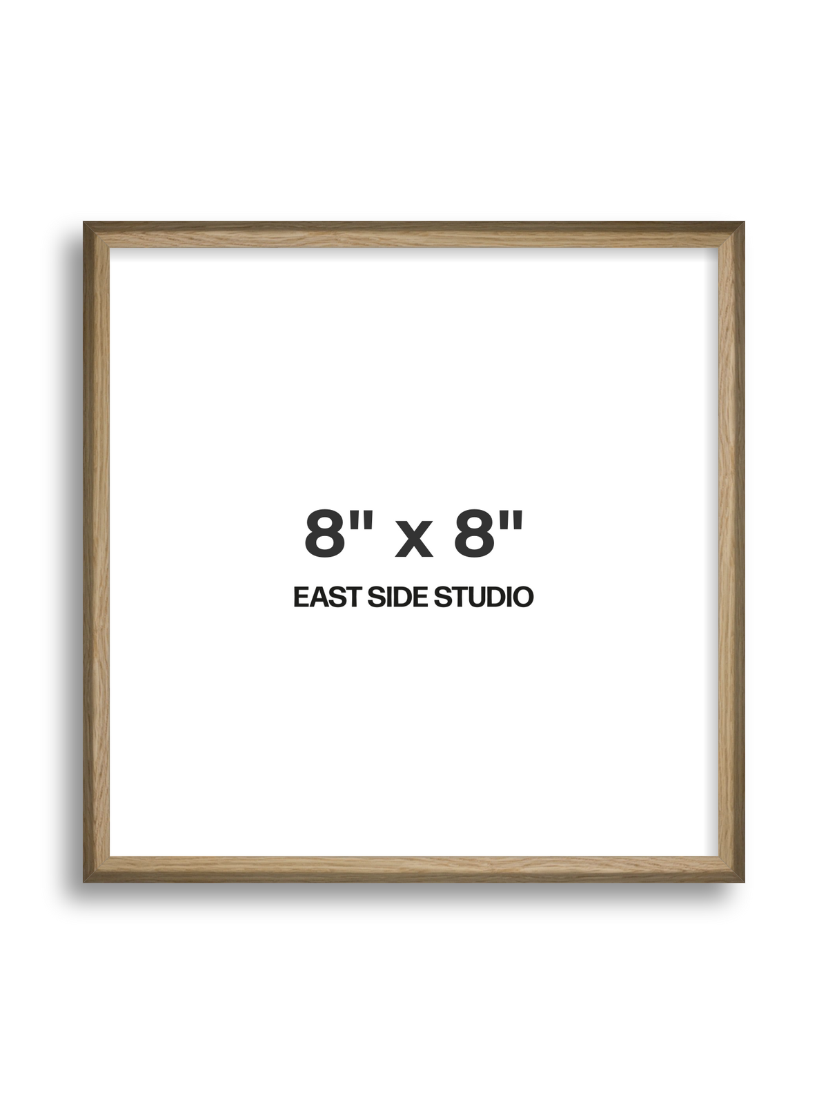 Natural Wood 8" x 8" picture frame