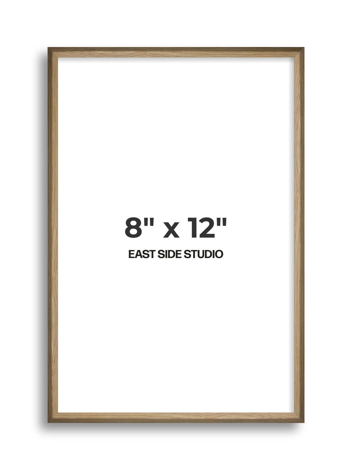 Natural Wood 8" x 12" picture frame