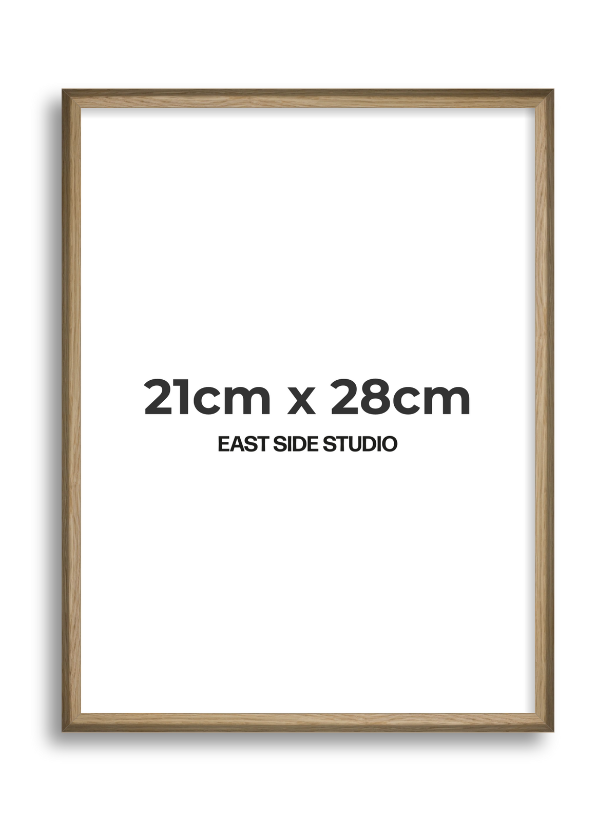 Natural Wood 21cm x 28cm picture frame