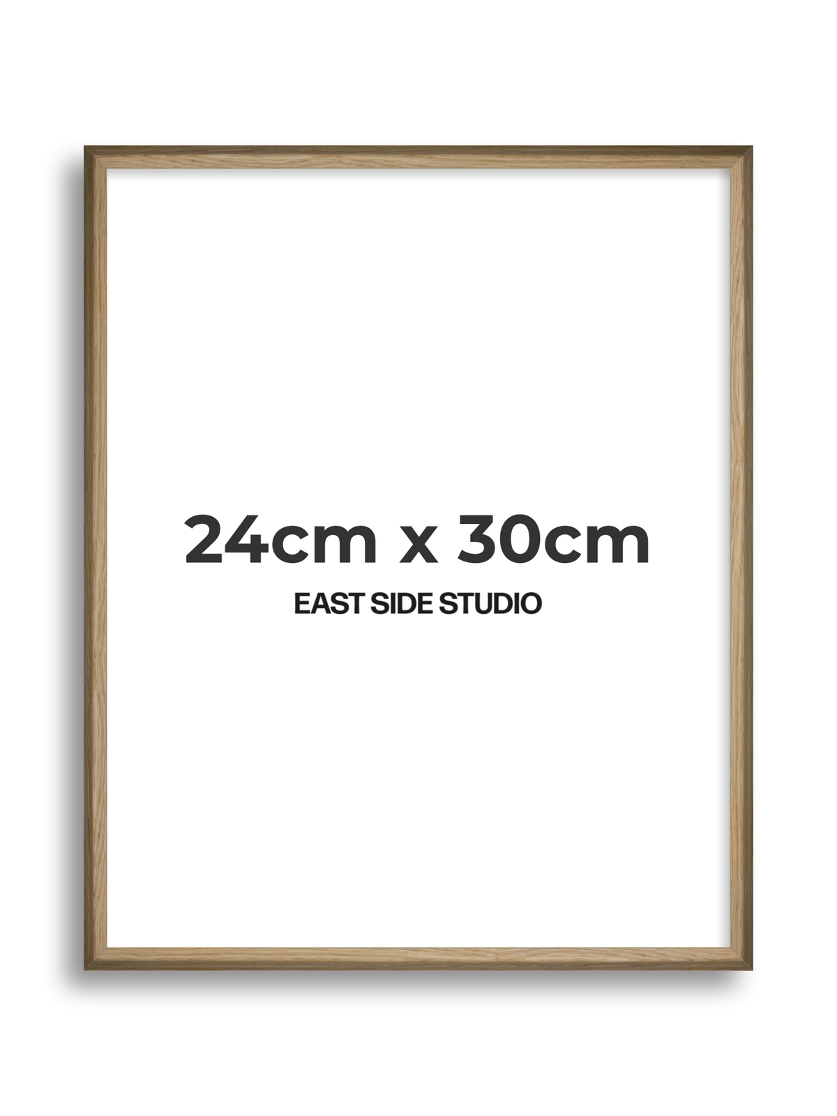 Natural Wood 24cm x 30cm picture frame