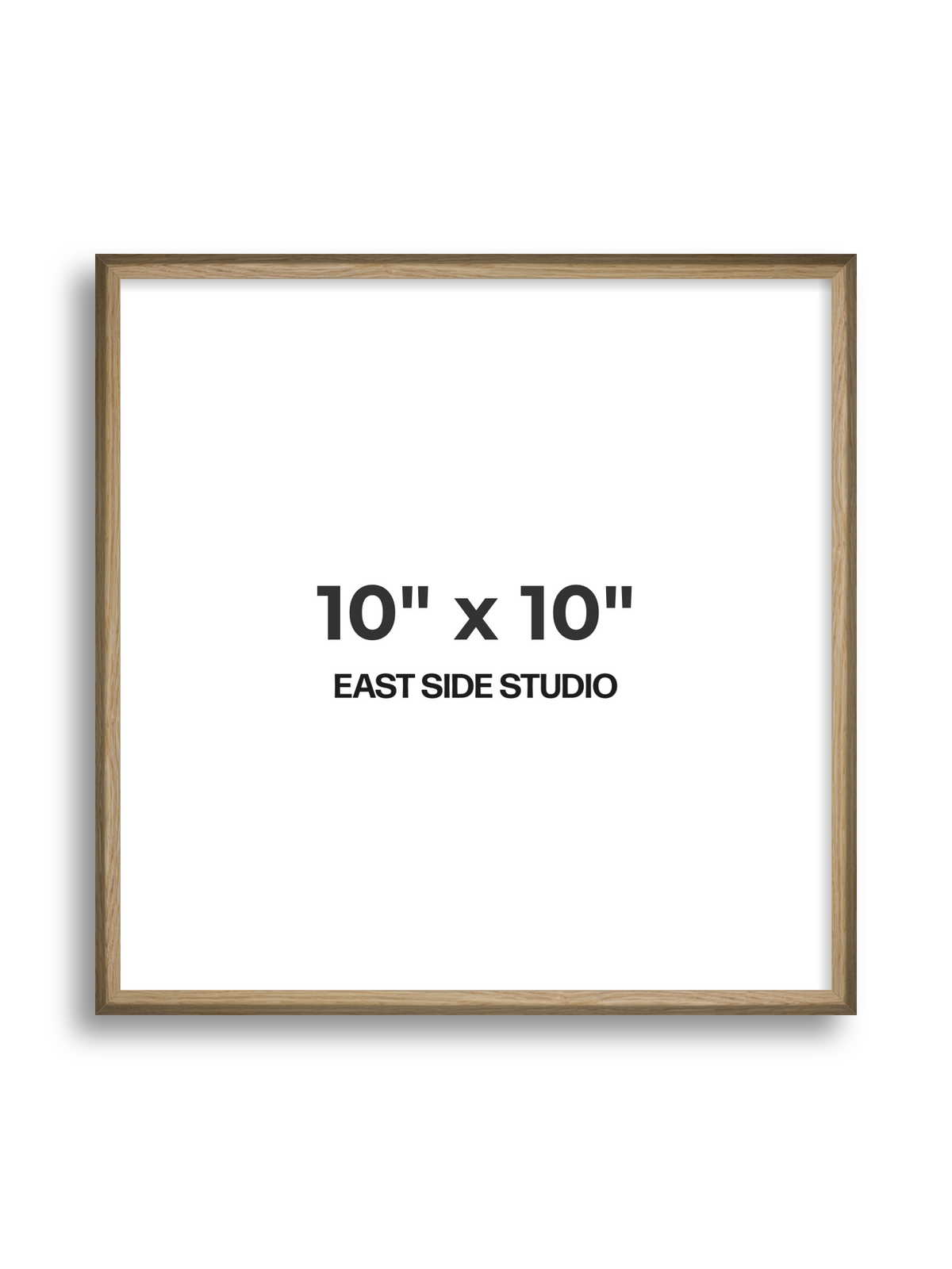 Natural Wood 10" x 10" picture frame