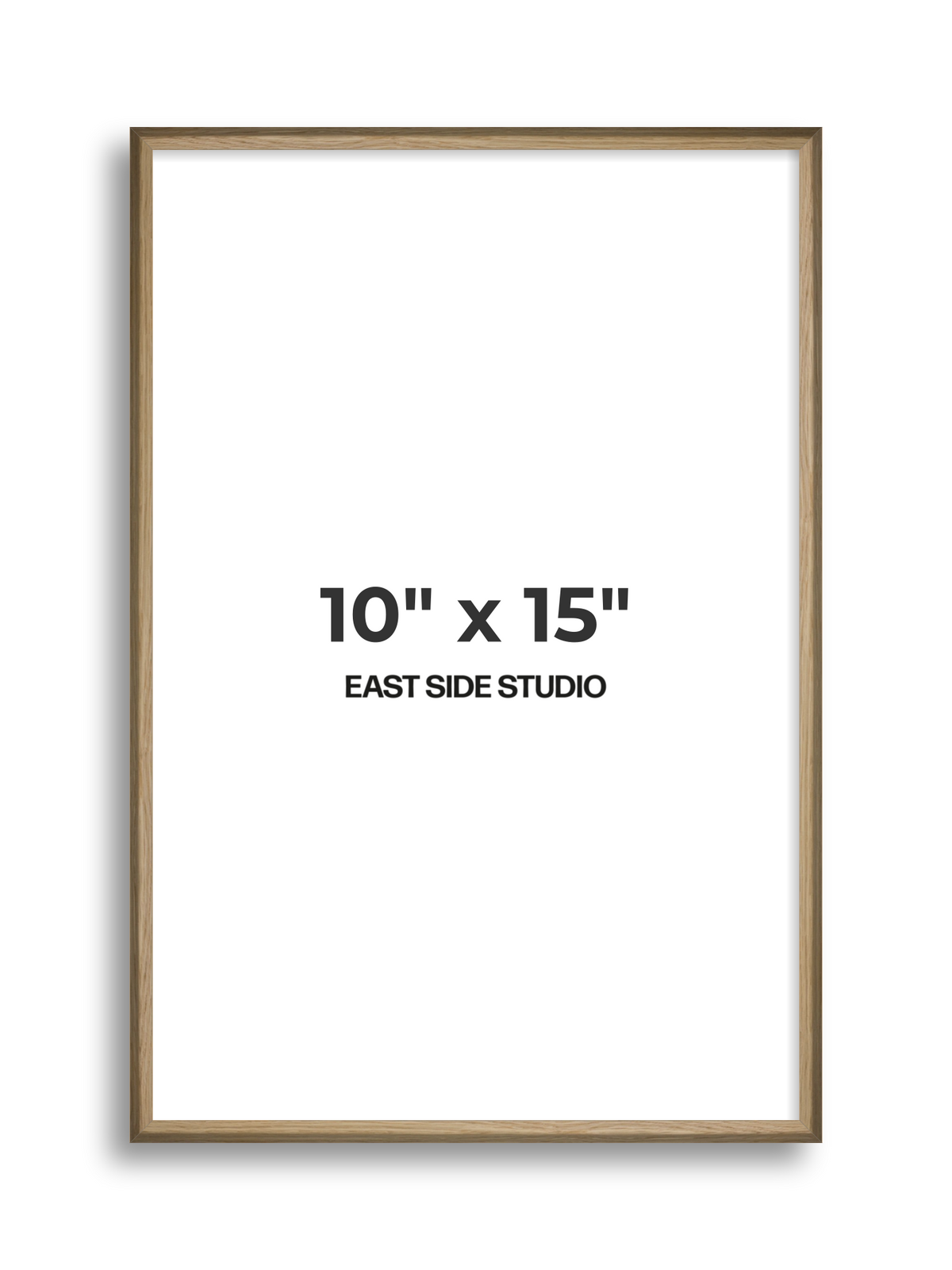 Natural Wood 10" x 15" picture frame