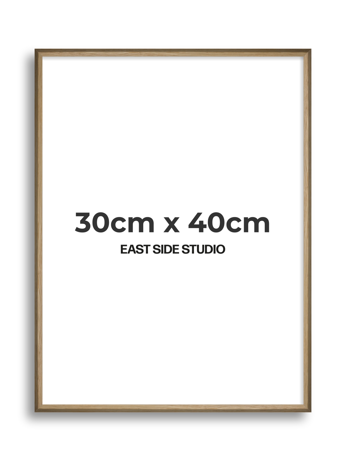 Natural Wood 30cm x 40cm picture frame