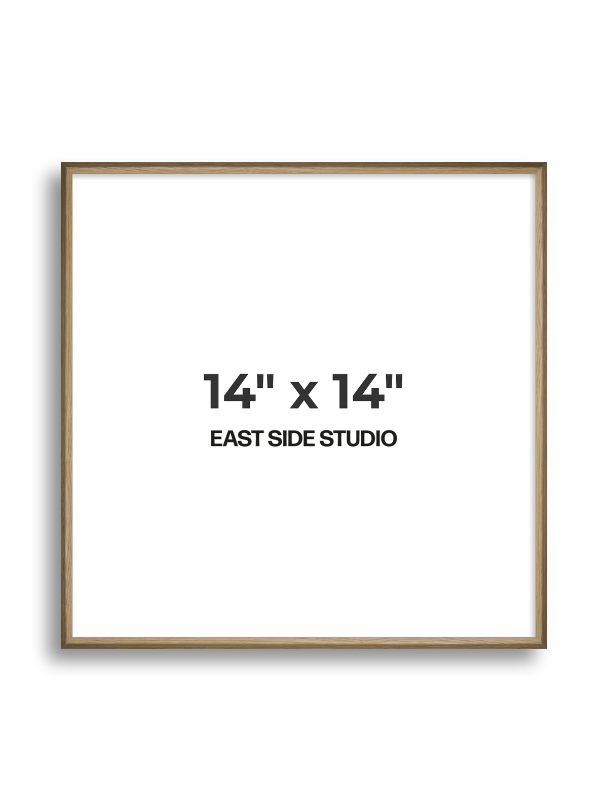 Natural Wood 14" x 14" picture frame