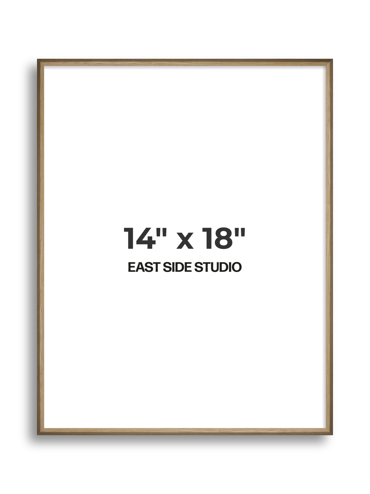 Natural Wood 14" x 18" picture frame