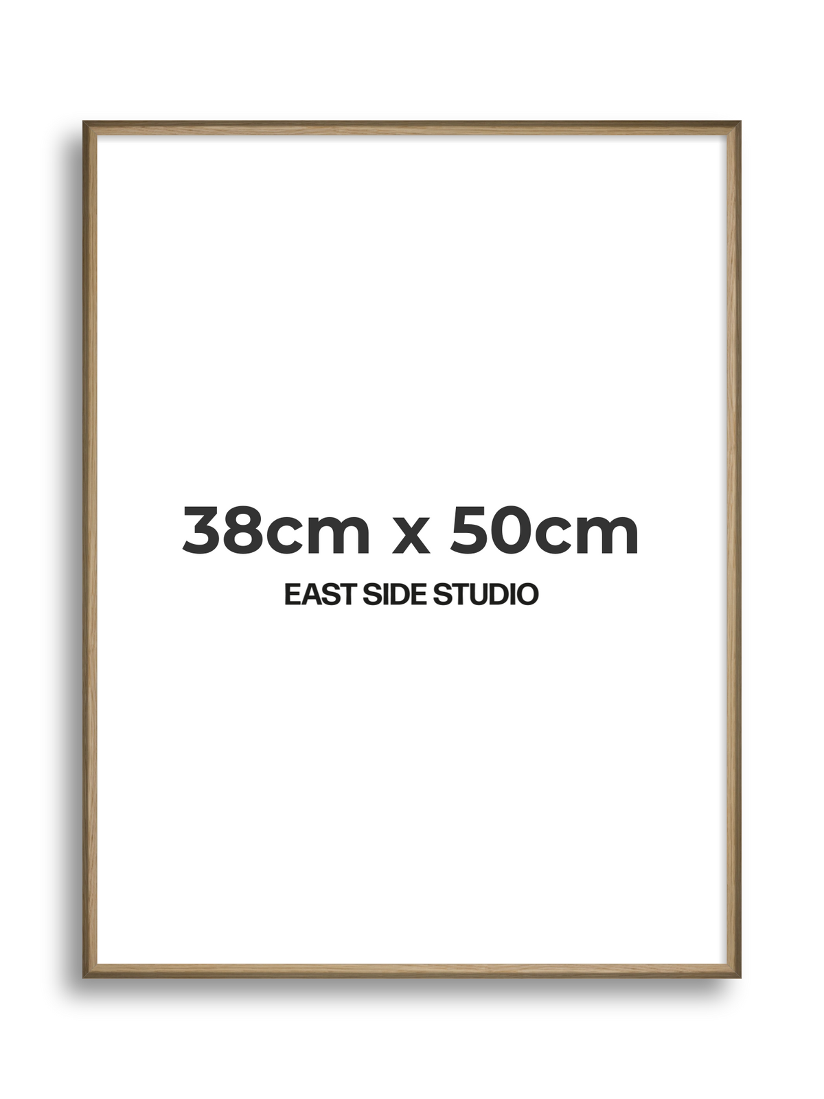 Natural Wood 38cm x 50cm picture frame