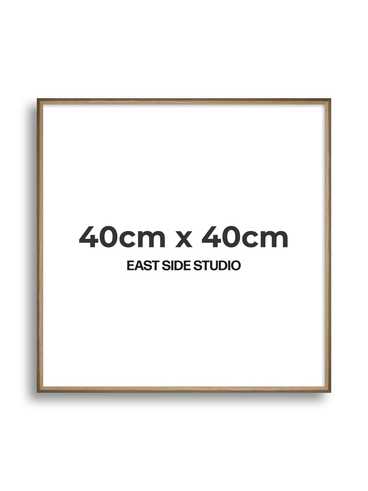 Natural Wood 40cm x 40cm picture frame