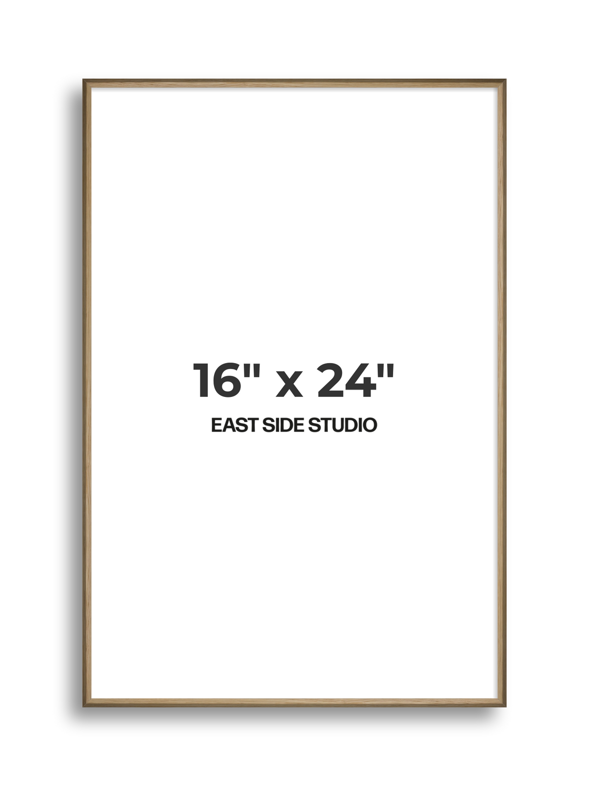 Natural Wood 16" x 24" picture frame