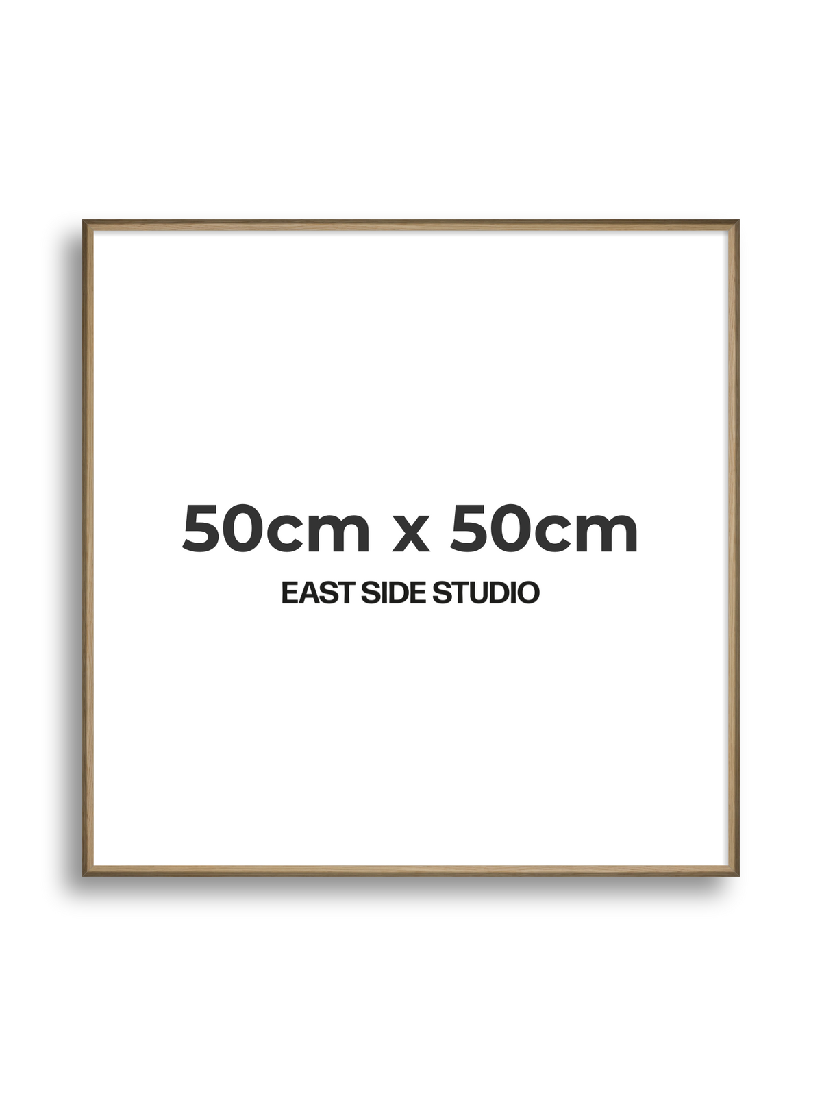 Natural Wood 50cm x 50cm picture frame