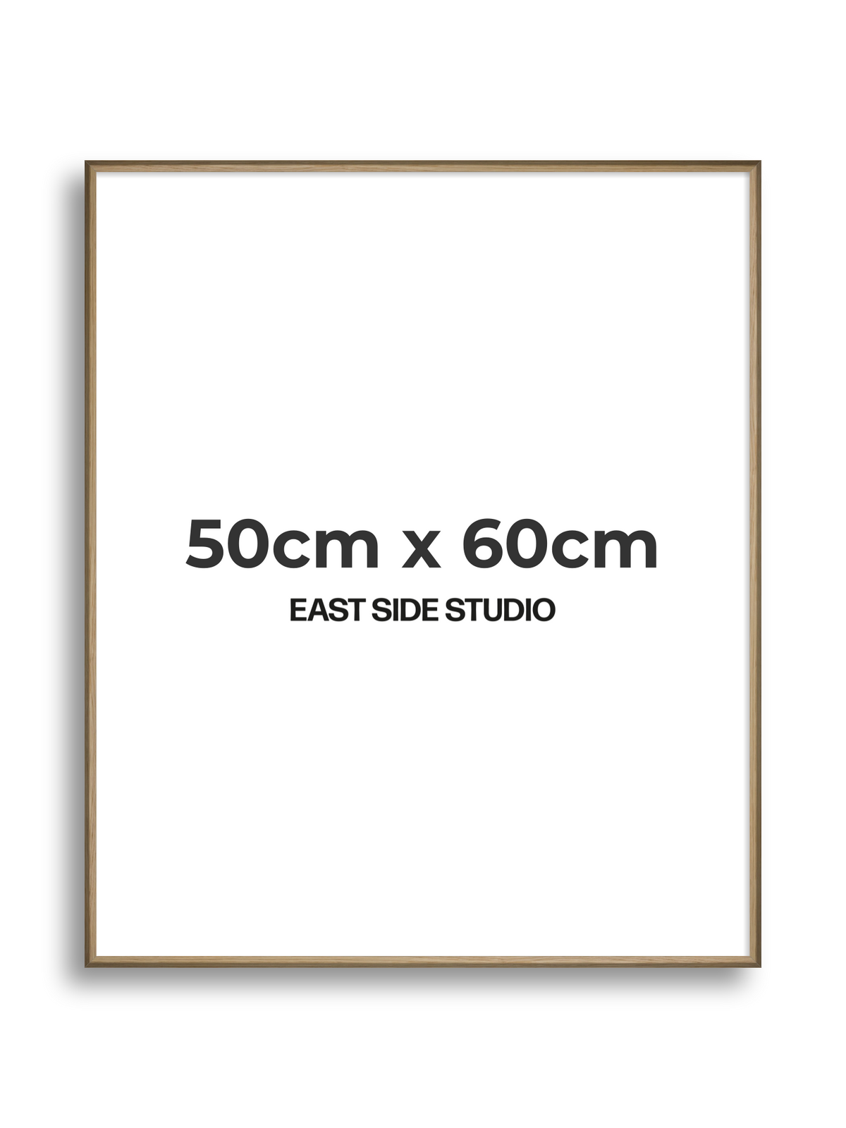 Natural Wood 50cm x 60cm picture frame