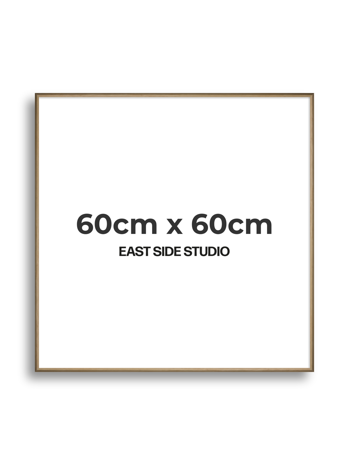 Natural Wood 60cm x 60cm picture frame
