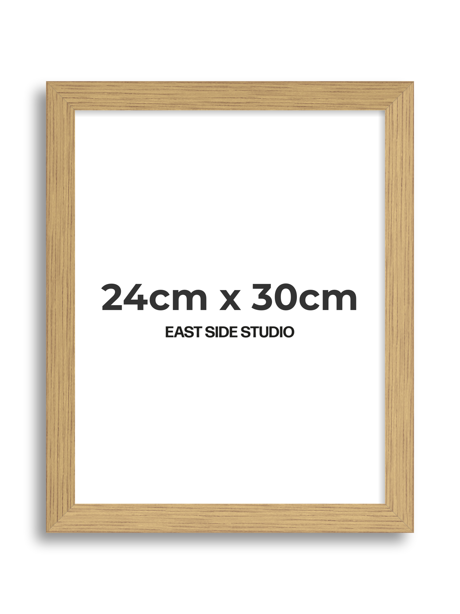 Solid Oak 24cm x 30cm picture frame