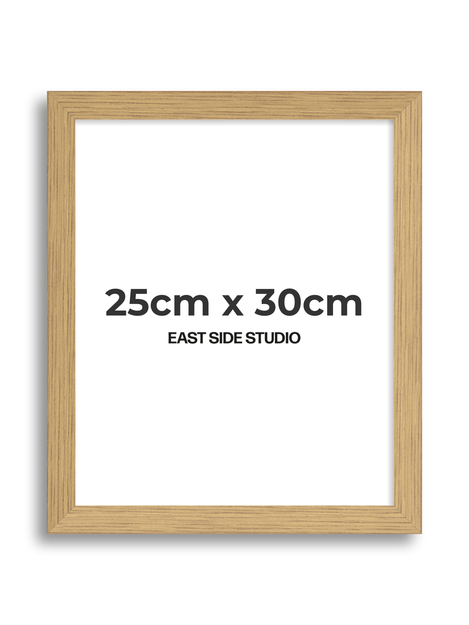 Solid Oak 25cm x 30cm picture frame