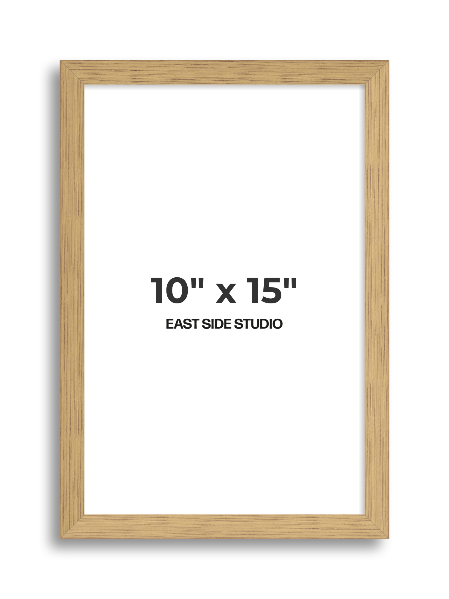 Solid Oak 10" x 15" picture frame