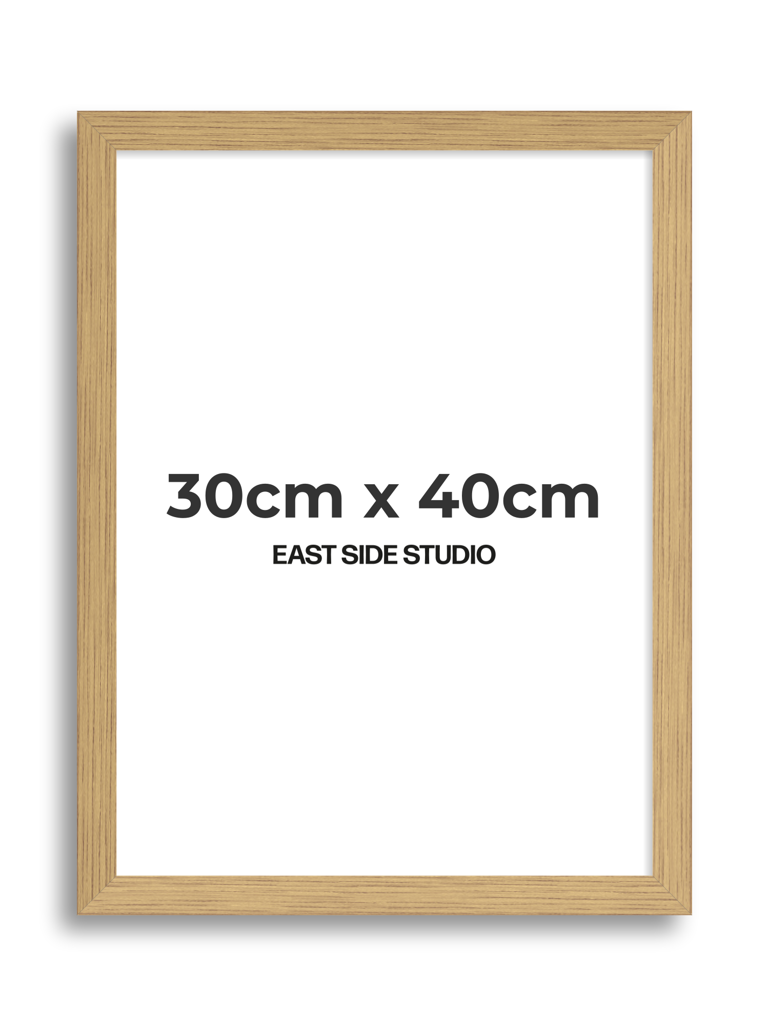 Solid Oak 30cm x 40cm picture frame