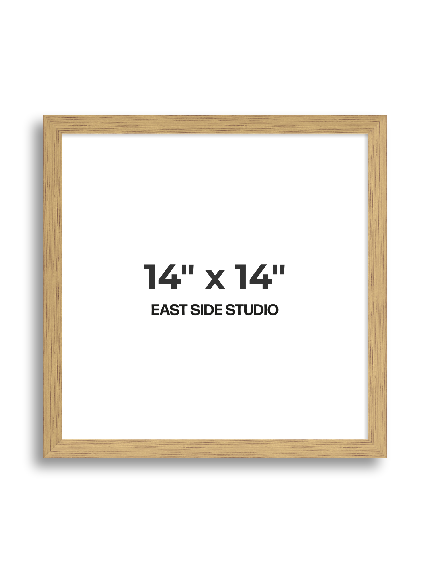 Solid Oak 14" x 14" picture frame
