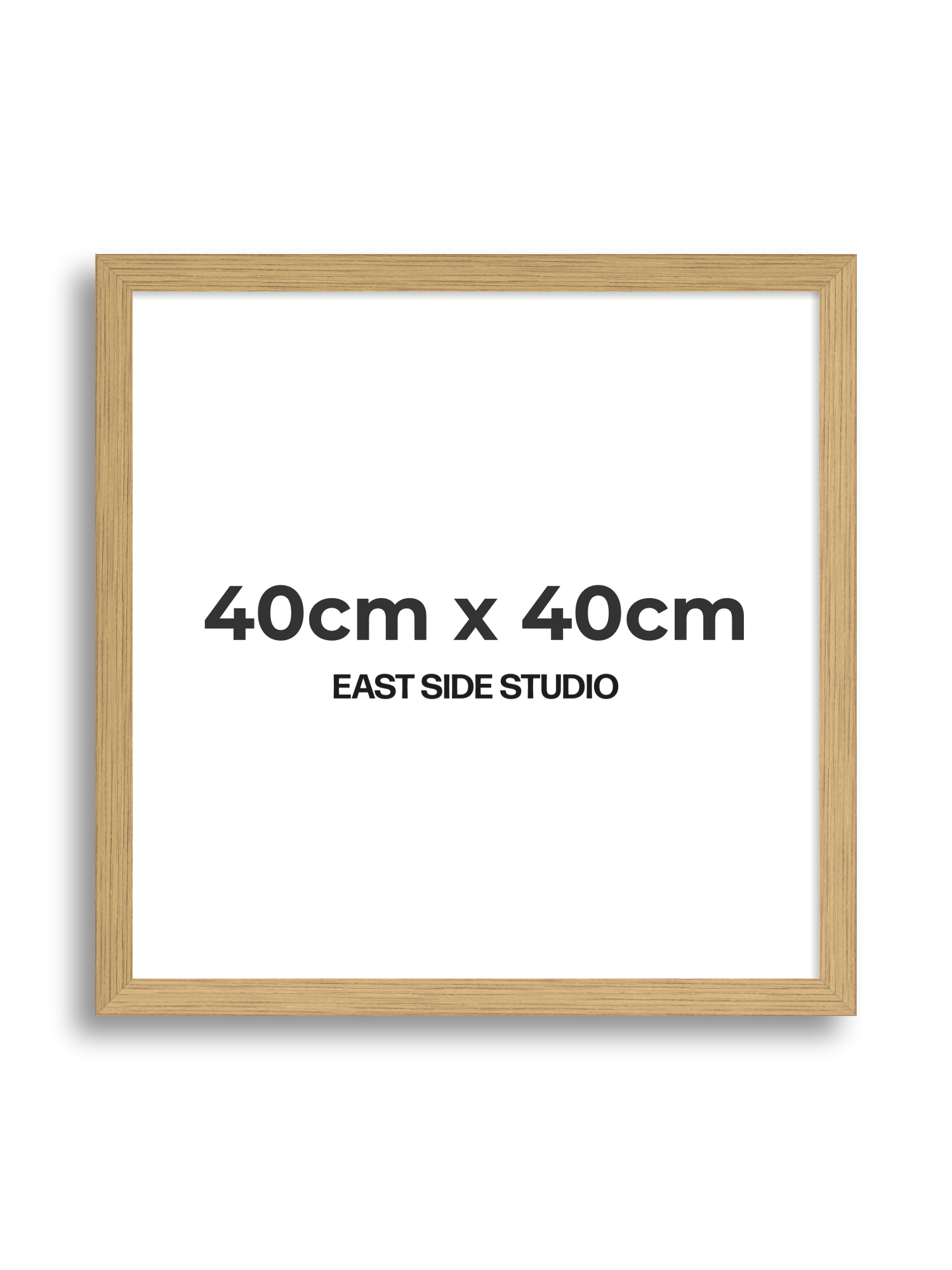 Solid Oak 40cm x 40cm picture frame