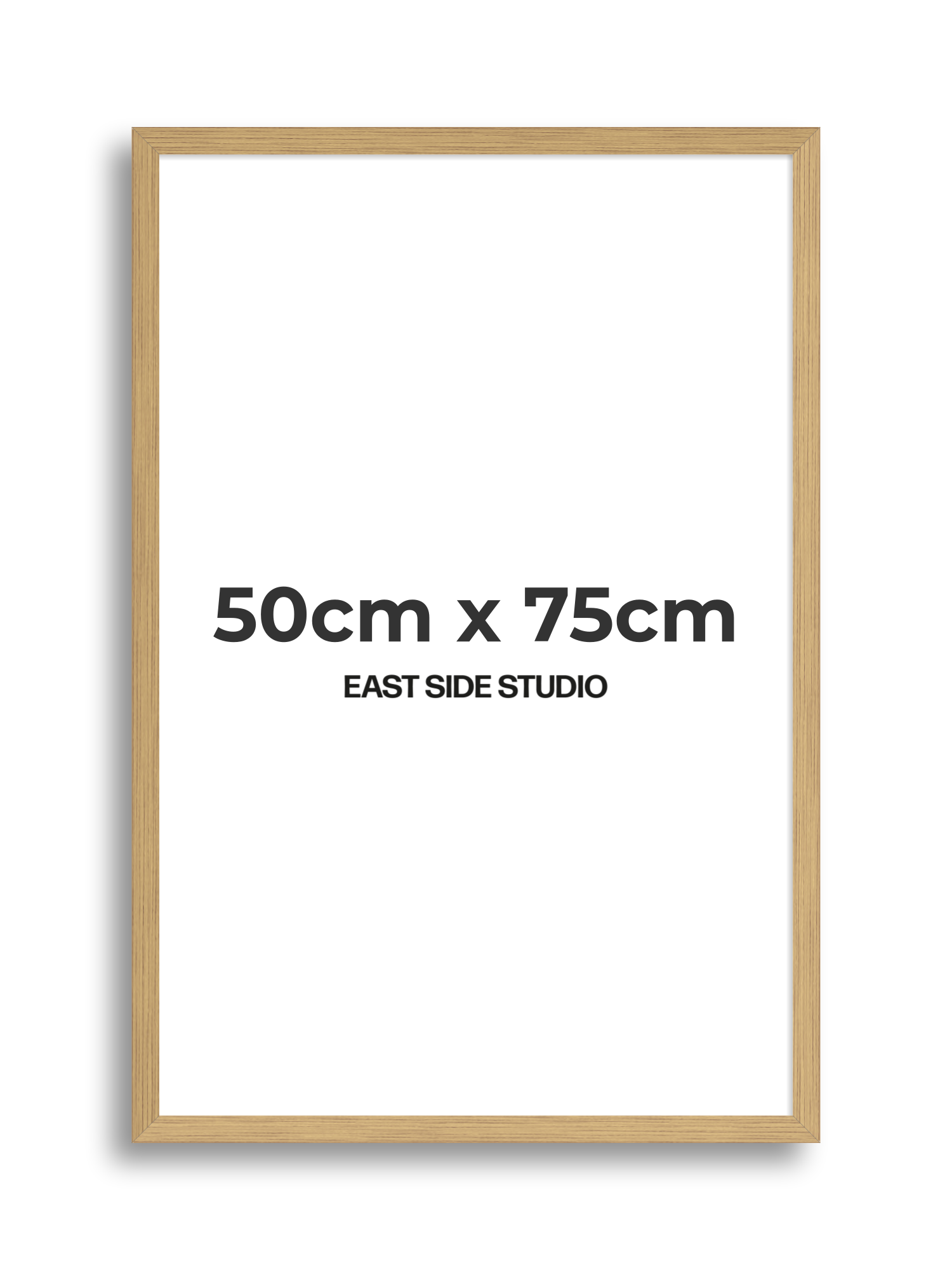 Solid Oak 50cm x 75cm picture frame