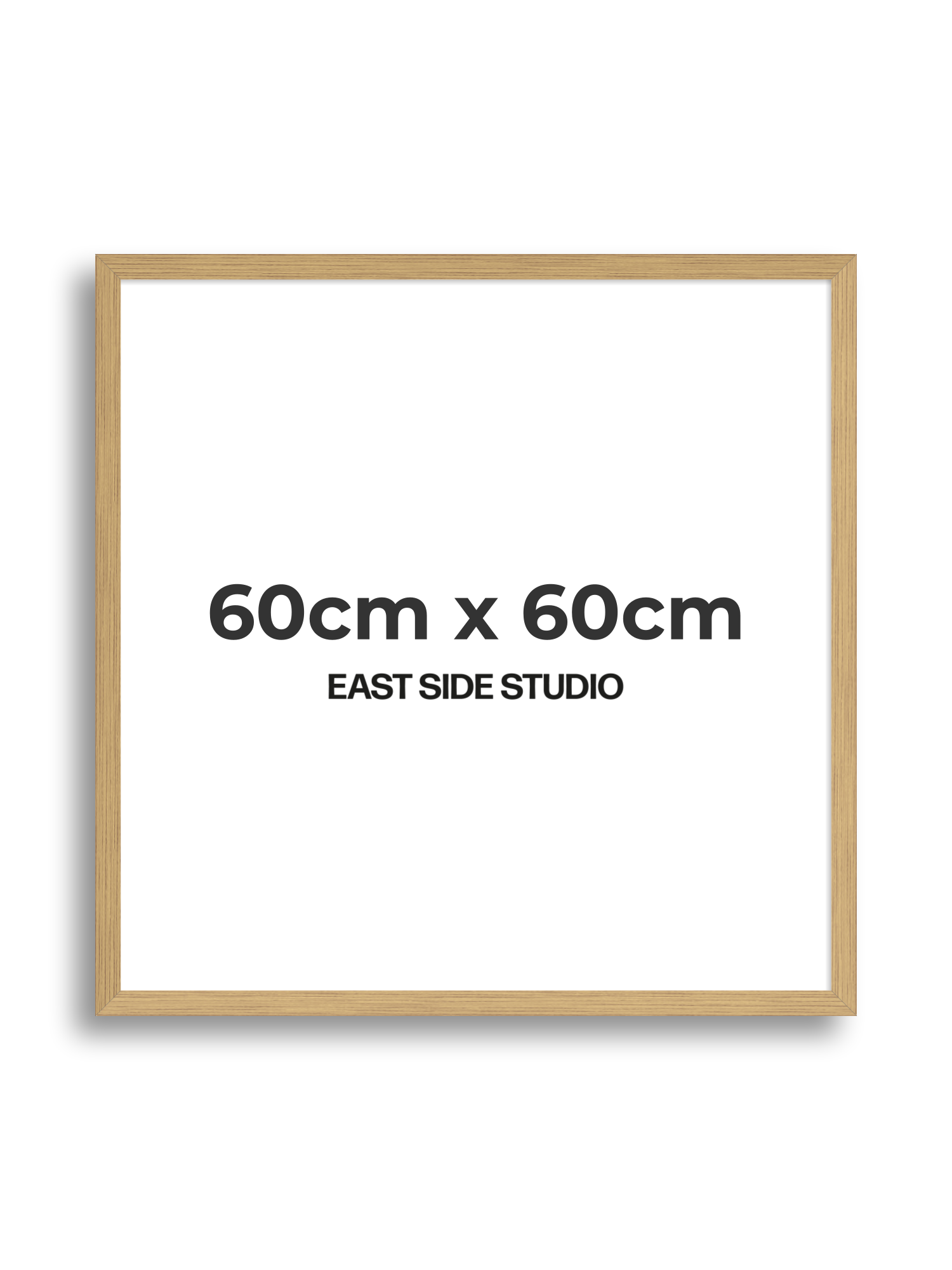Solid Oak 60cm x 60cm picture frame