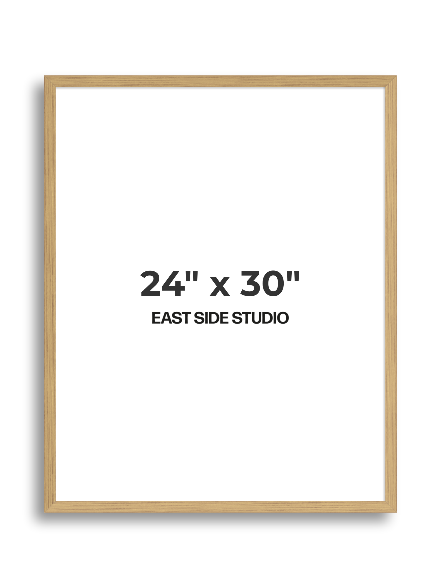 Solid Oak 24" x 30" picture frame
