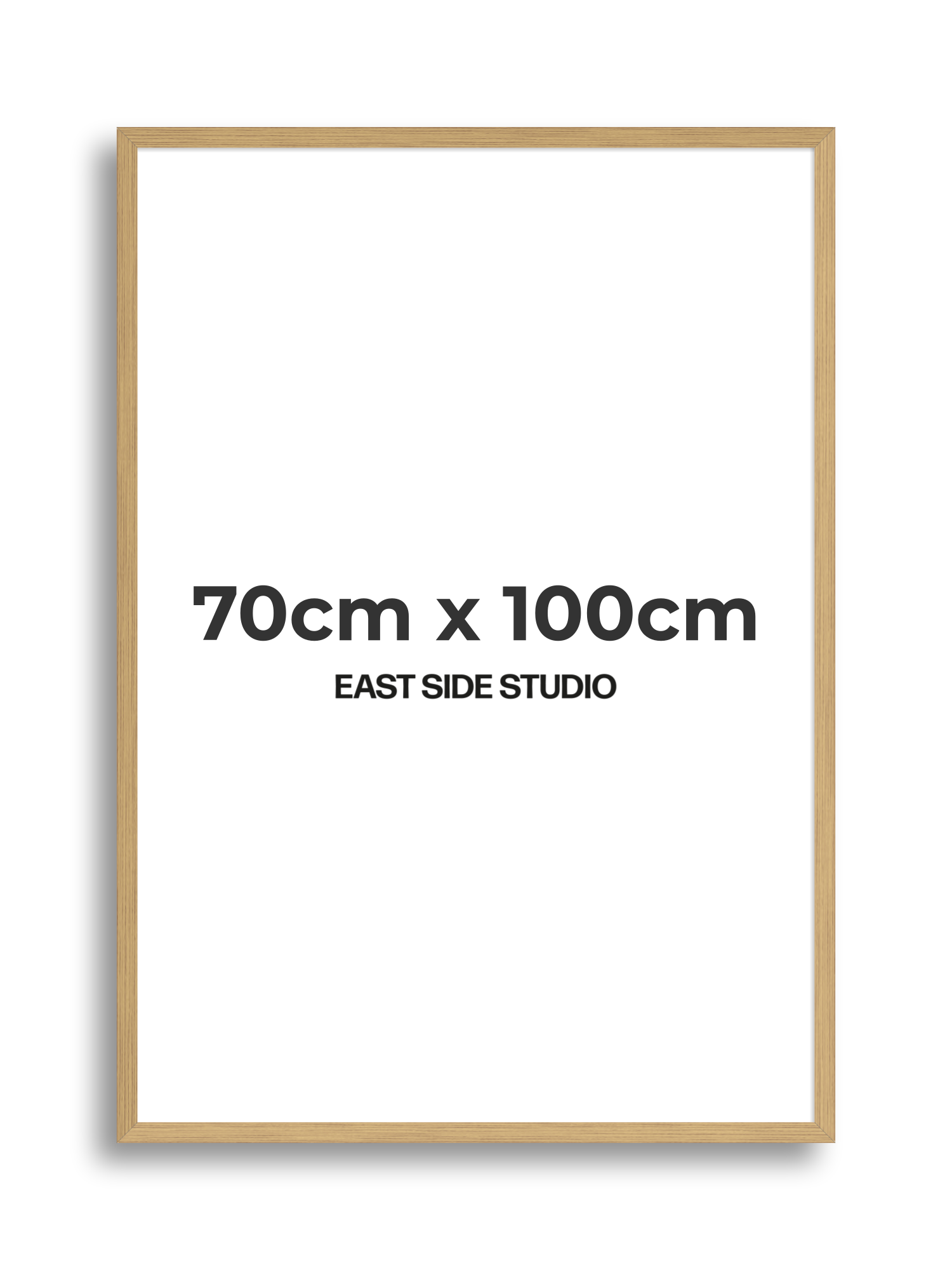 Solid Oak 70cm x 100cm picture frame