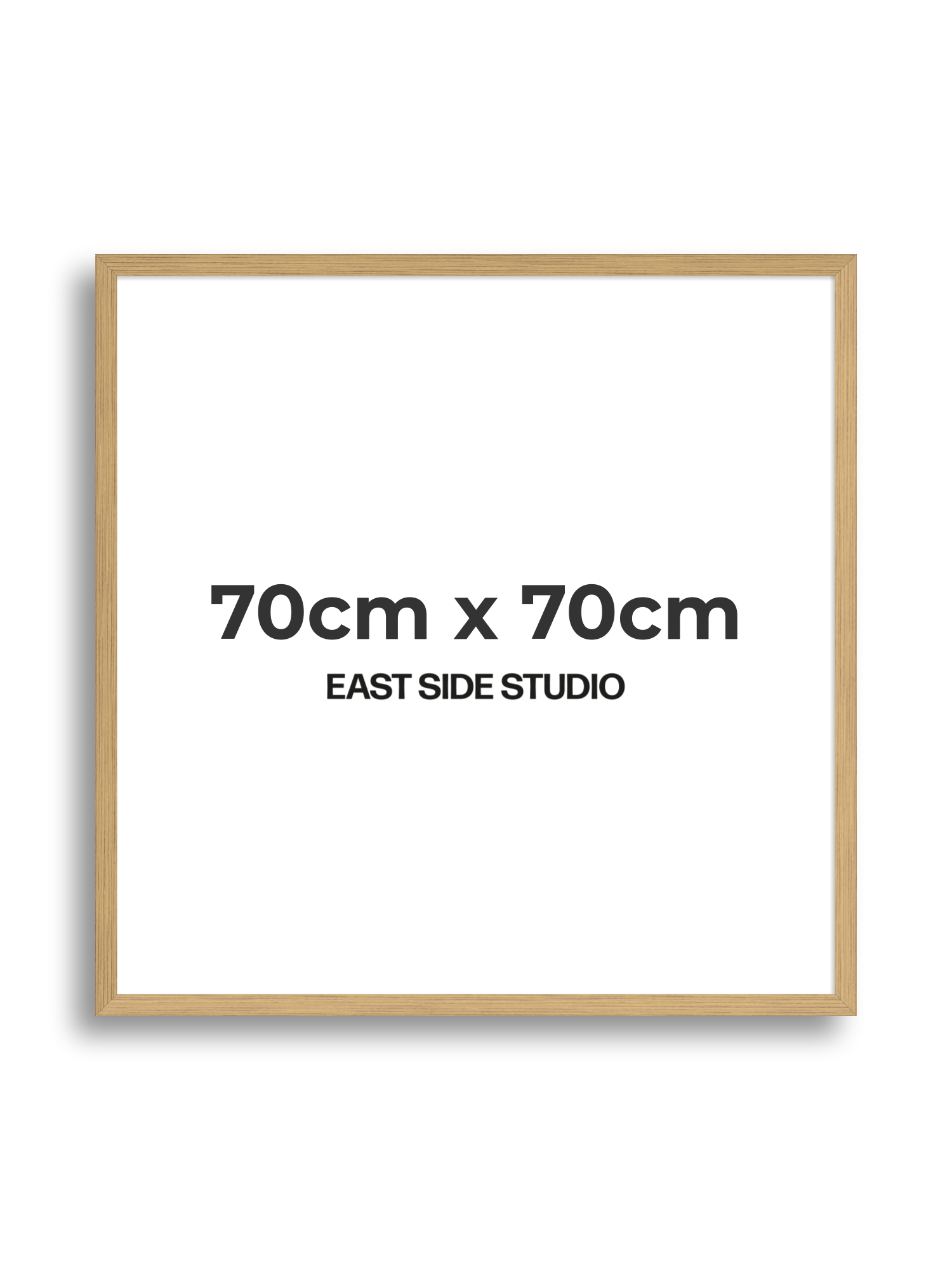 Solid Oak 70cm x 70cm picture frame