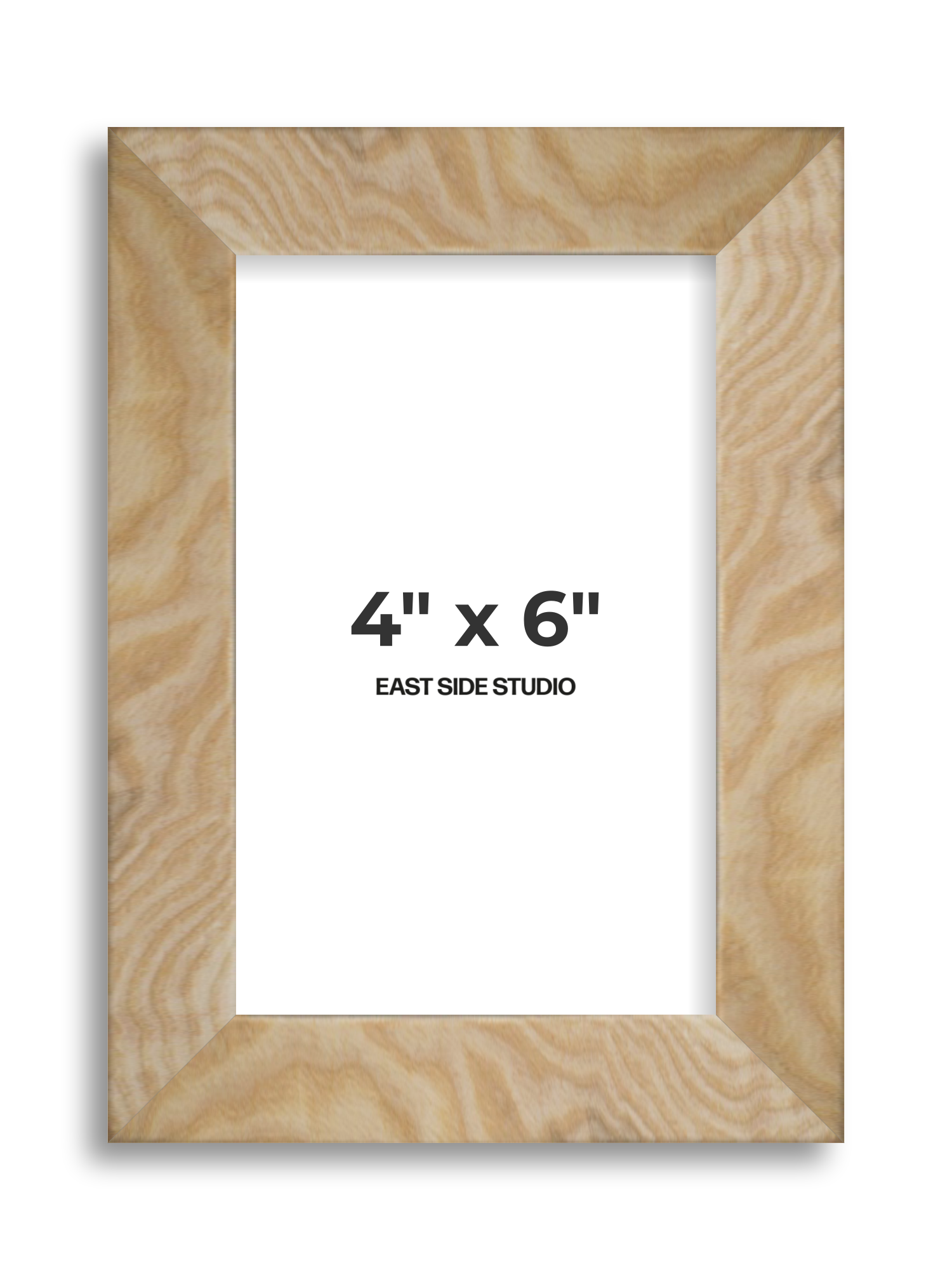 Solid Ash 4" x 6" picture frame