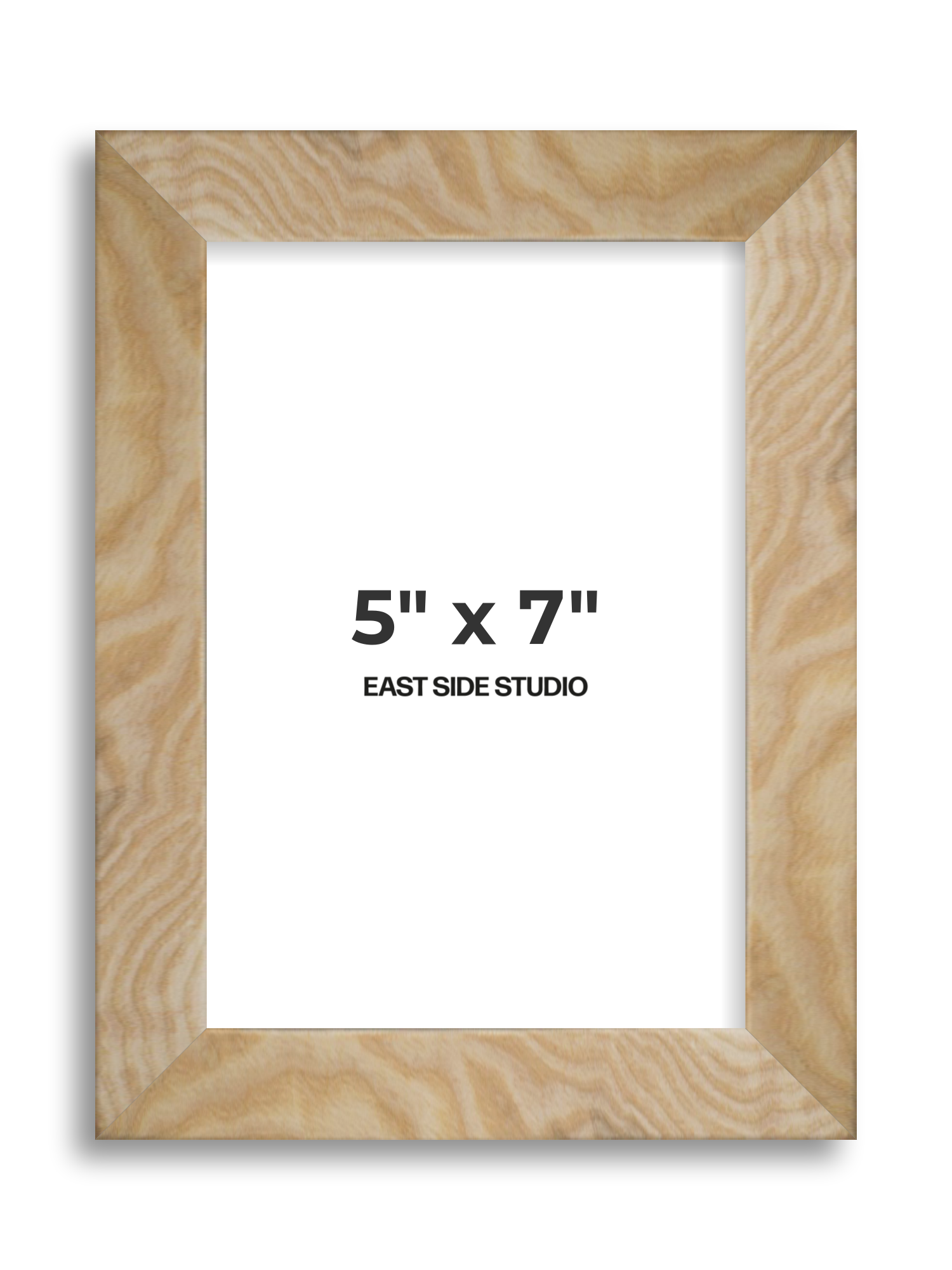 Solid Ash 5" x 7" picture frame