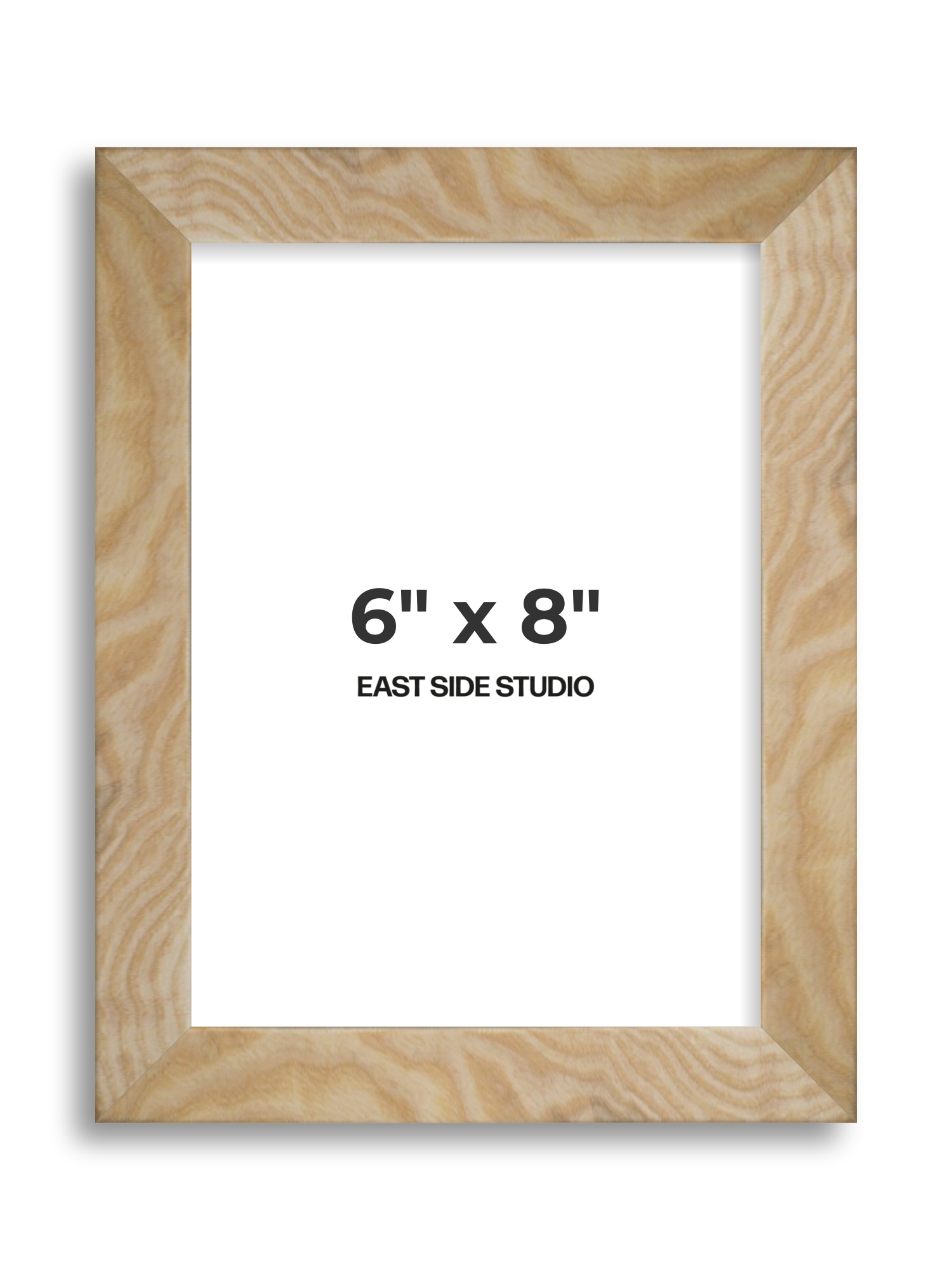 Solid Ash 6" x 8" picture frame