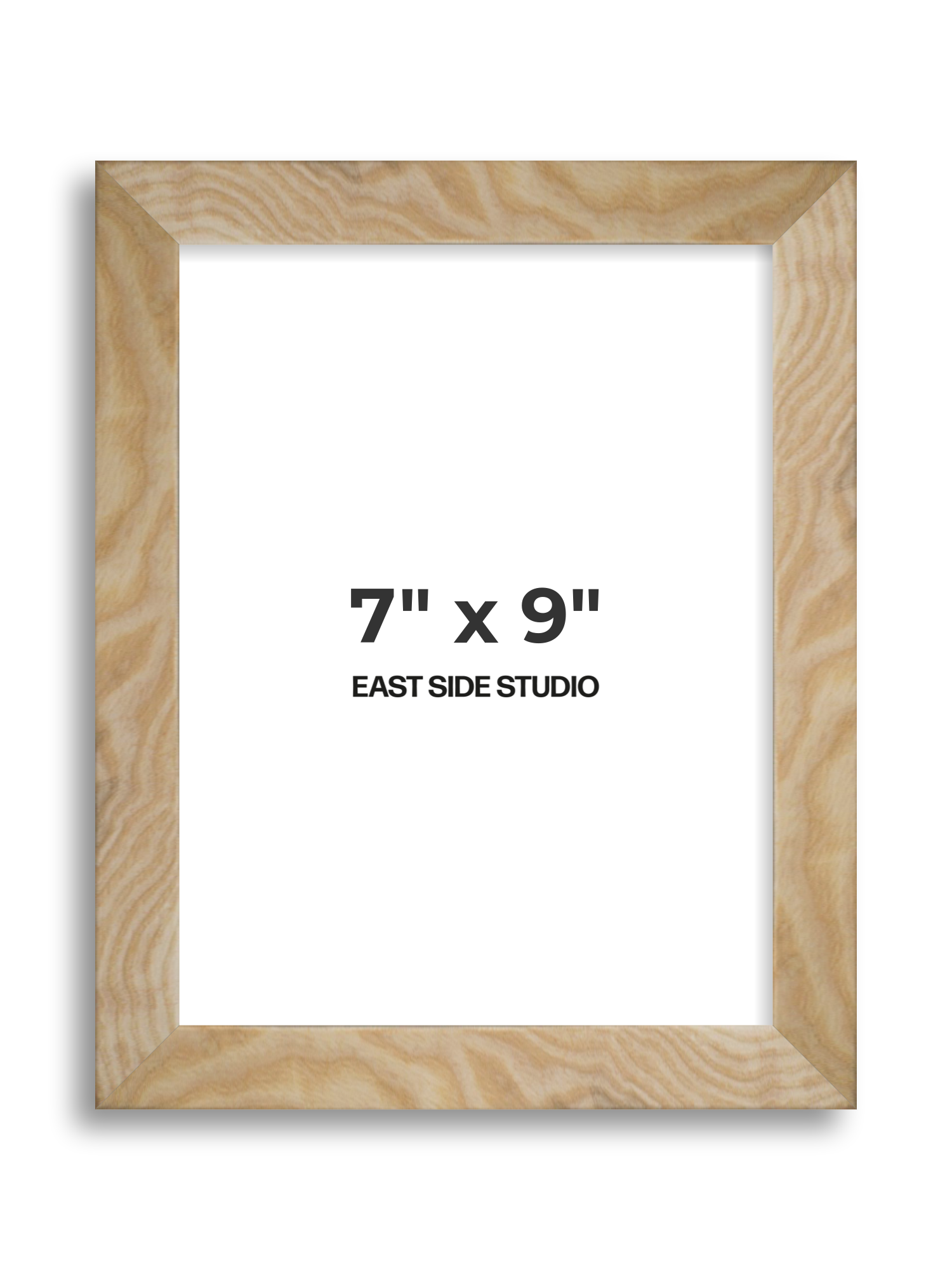 Solid Ash 7" x 9" picture frame