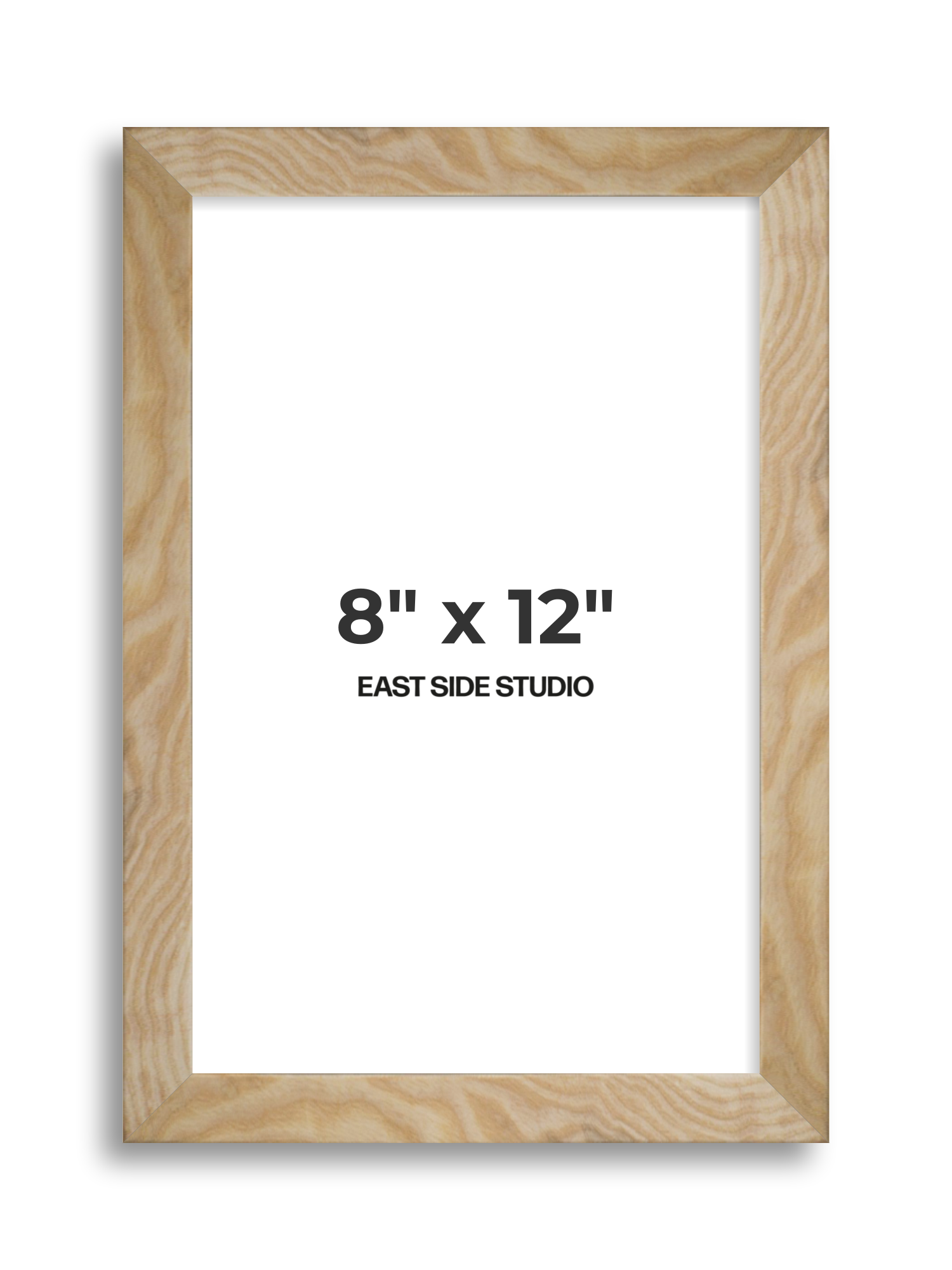 Solid Ash 8" x 12" picture frame