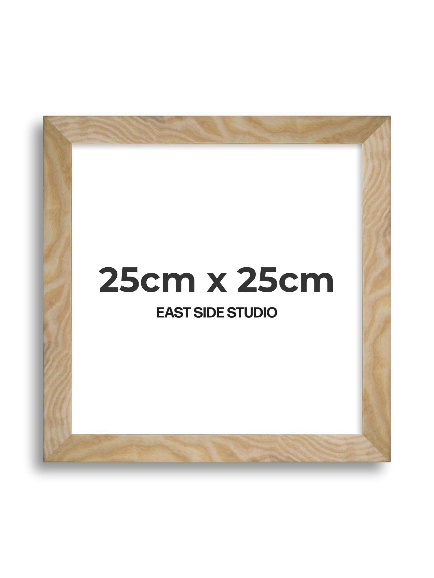 Solid Ash 25cm x 25cm picture frame