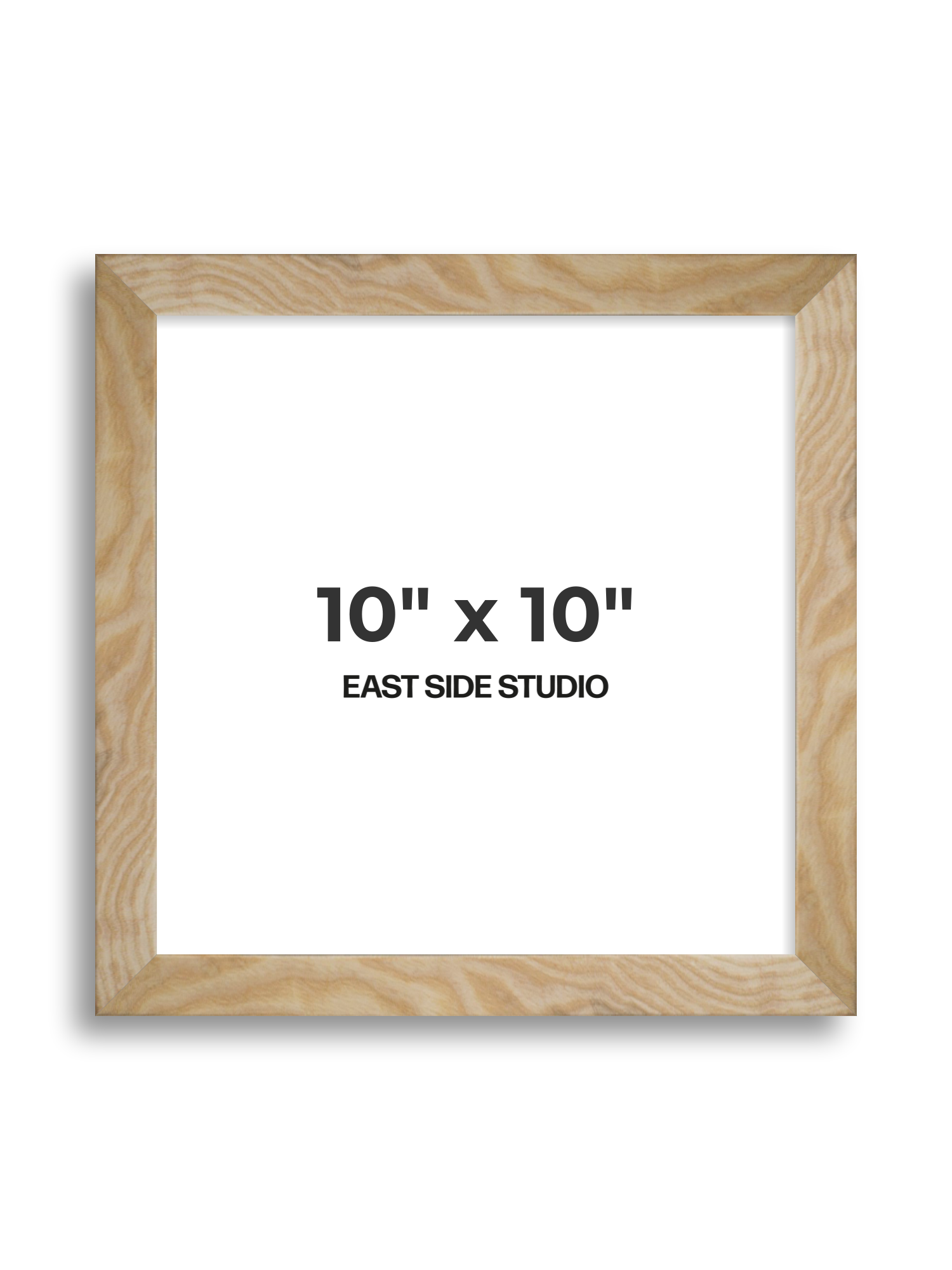 Solid Ash 10" x 10" picture frame