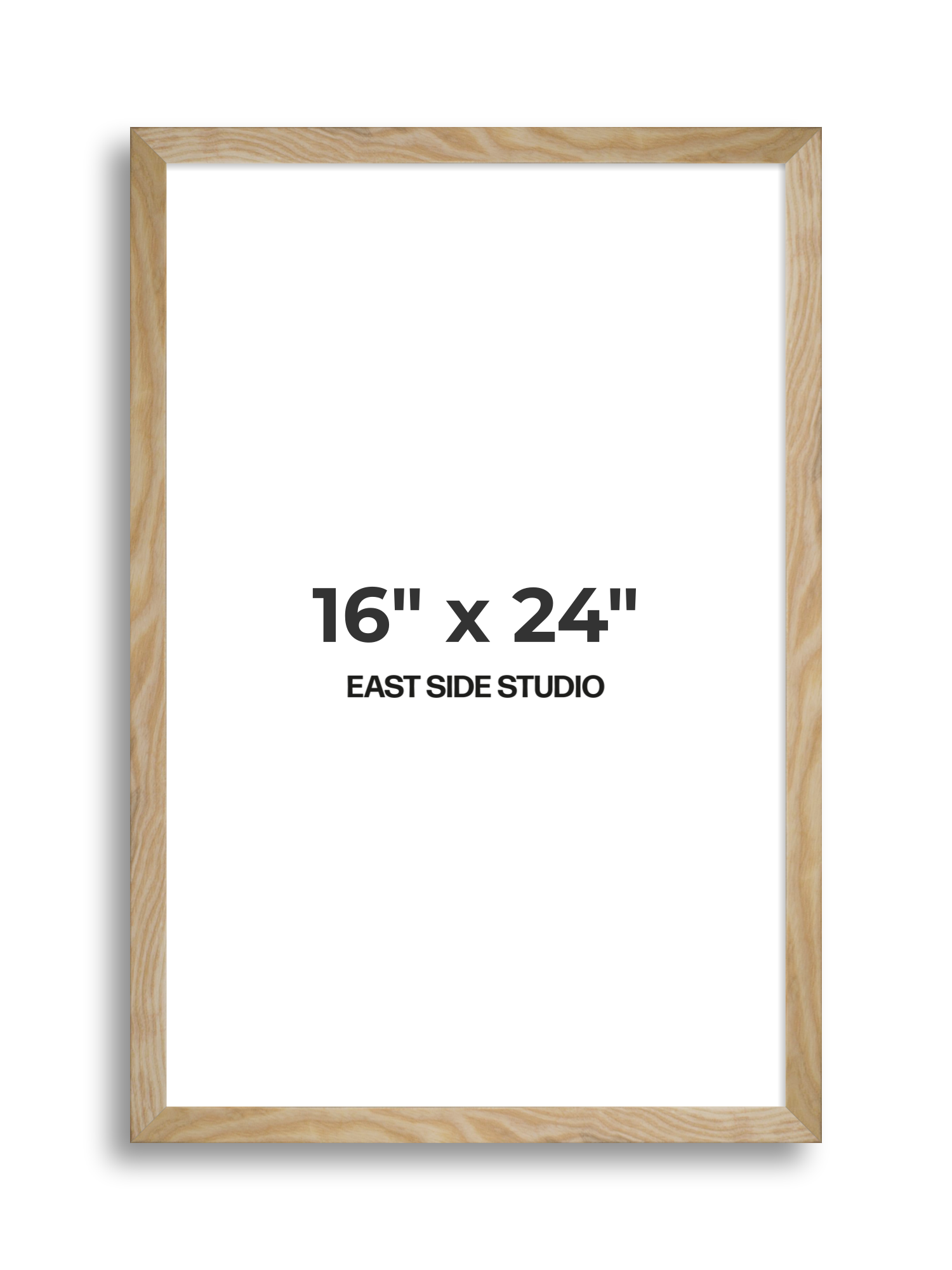 Solid Ash 16" x 24" picture frame