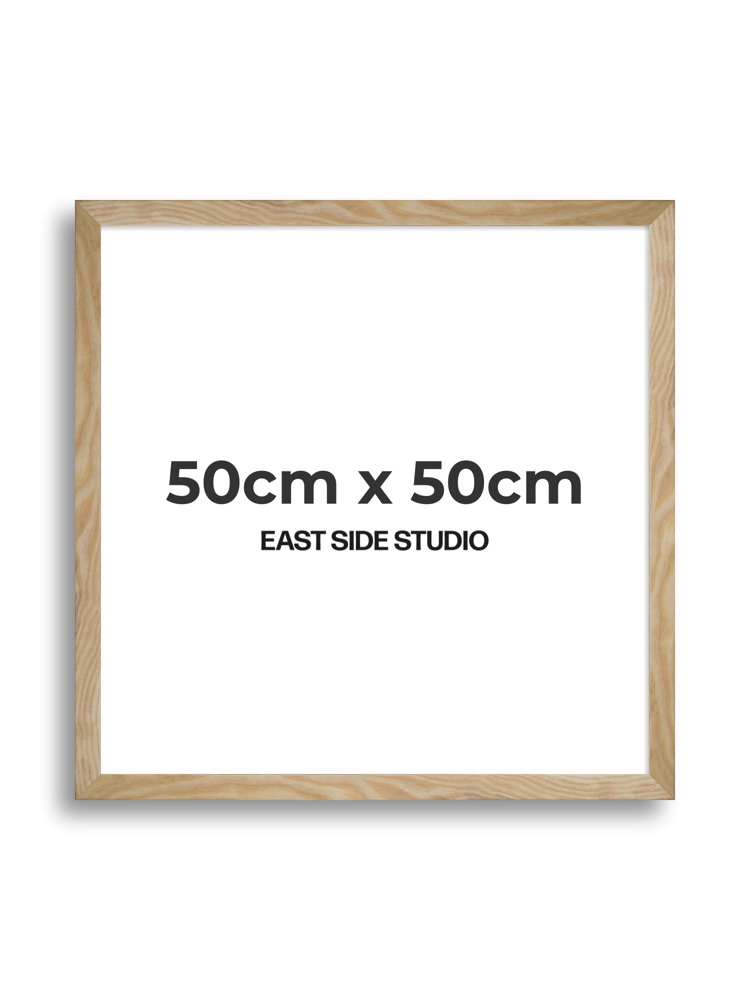 Solid Ash 50cm x 50cm picture frame