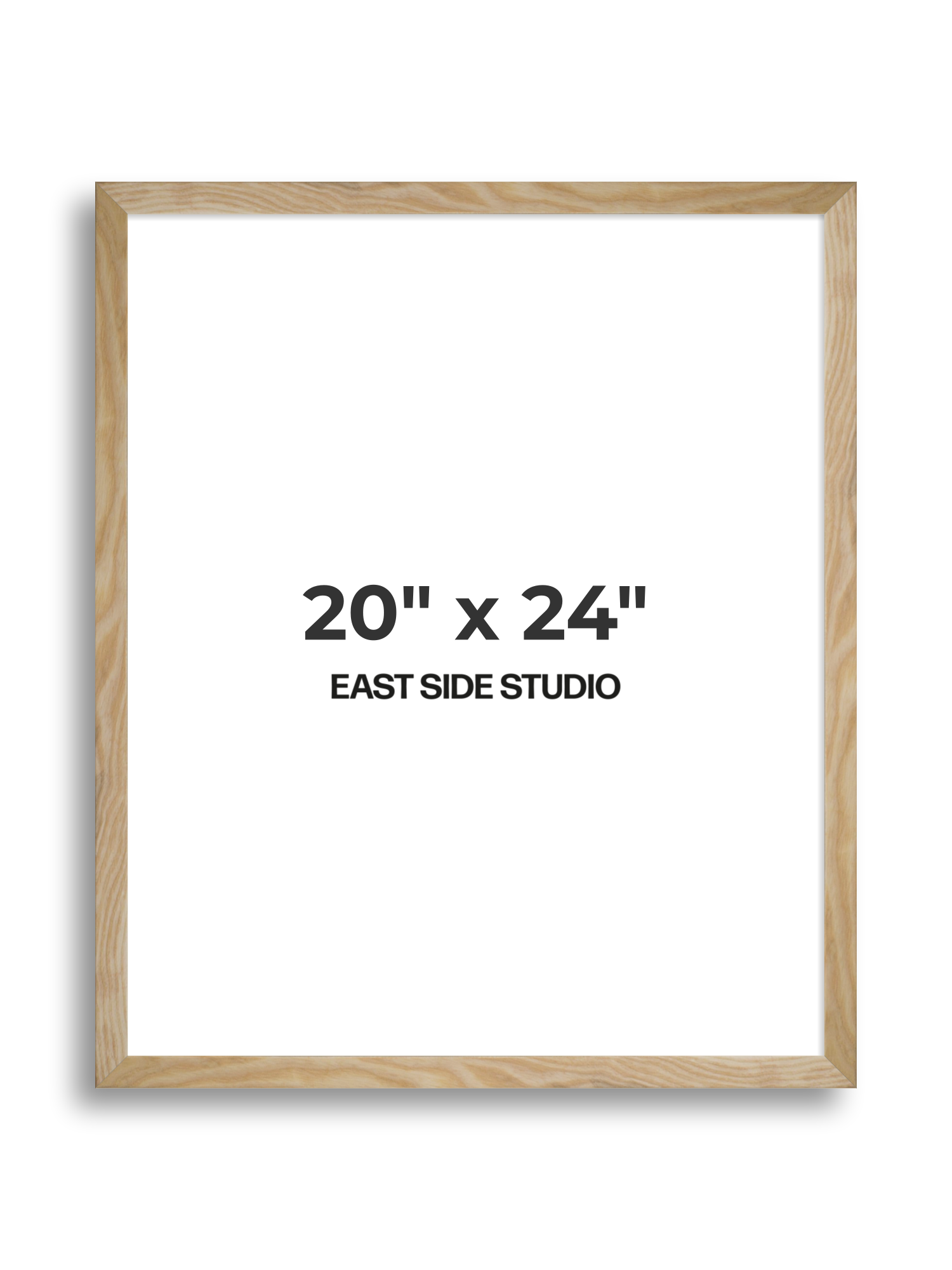 Solid Ash 20" x 24" picture frame